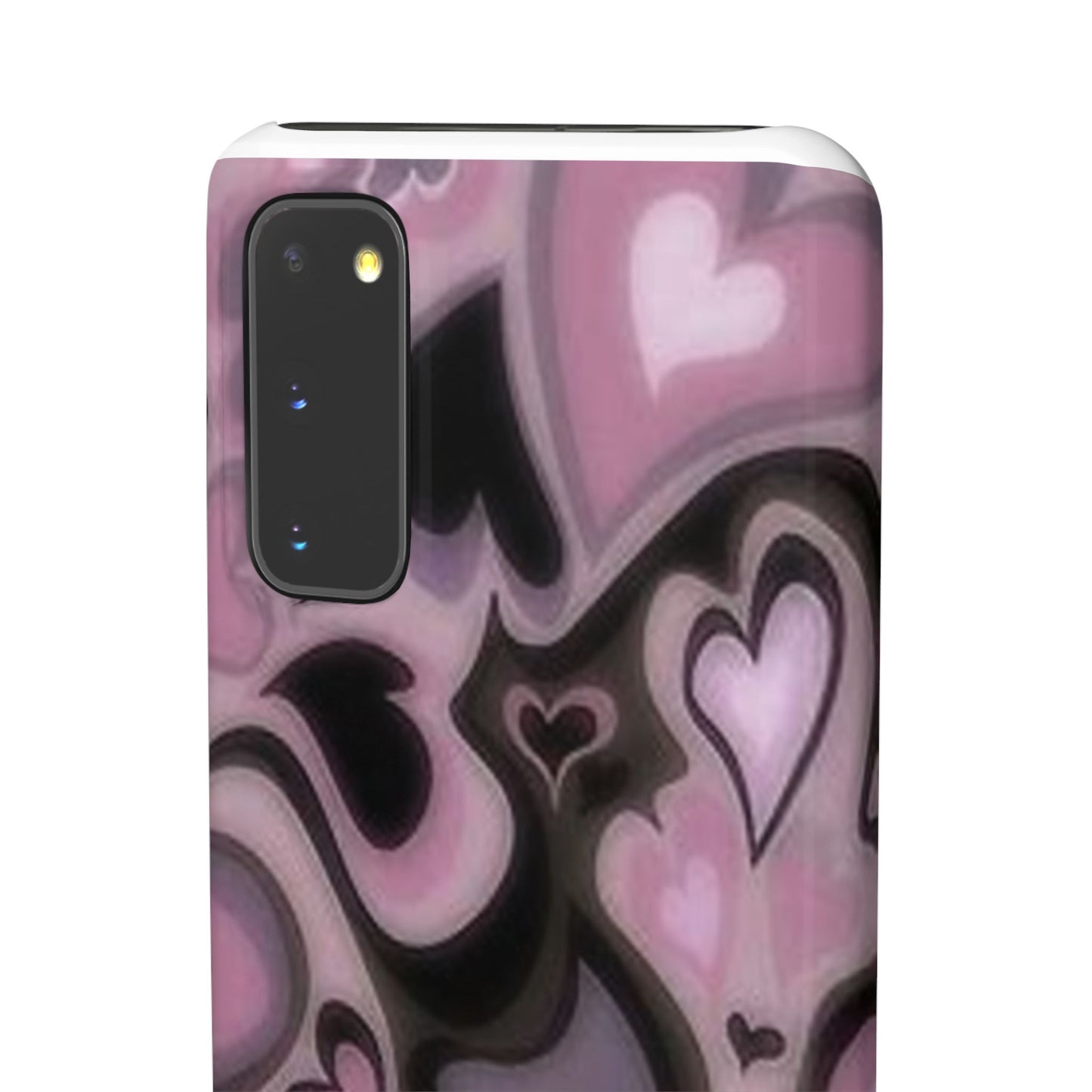 hearts pattern phone case