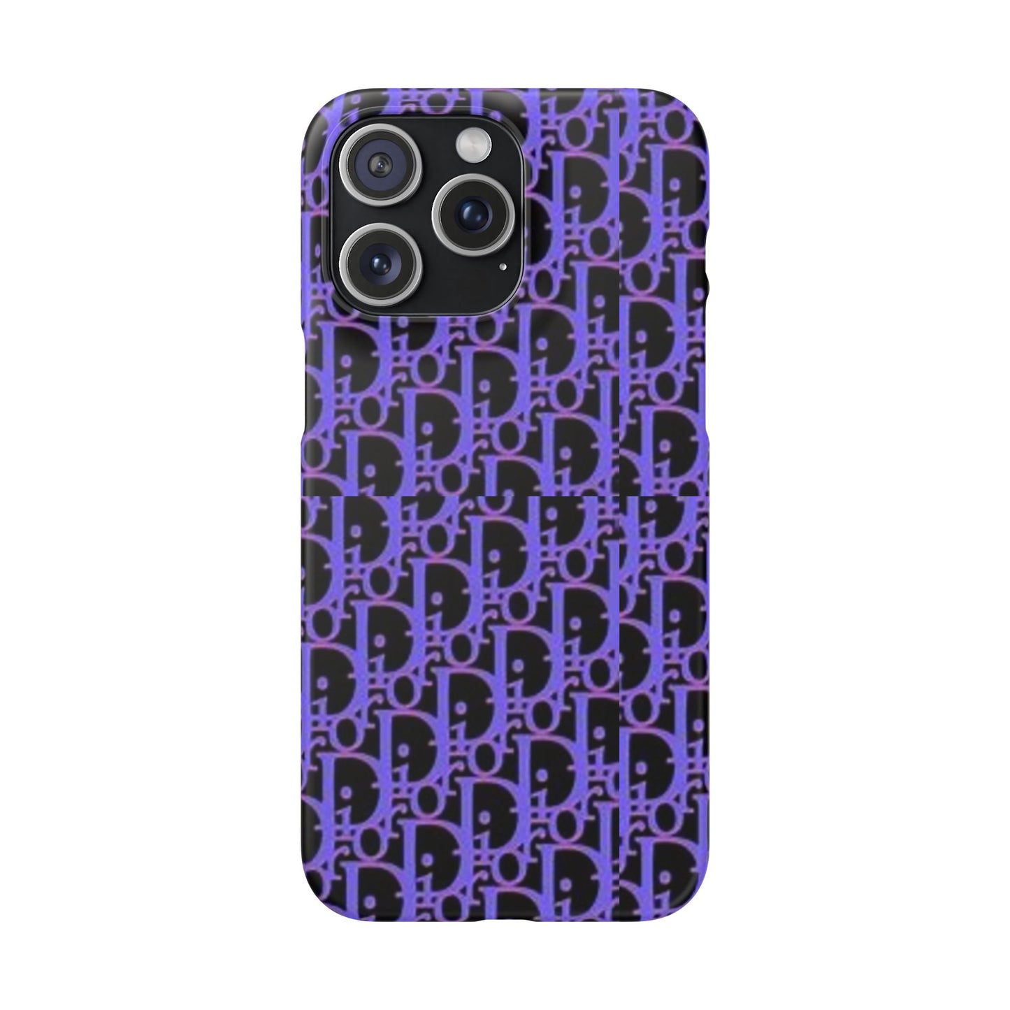 purple DIOR phone case