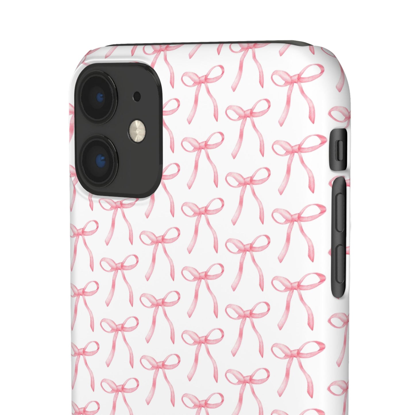 pink bow pattern phone case