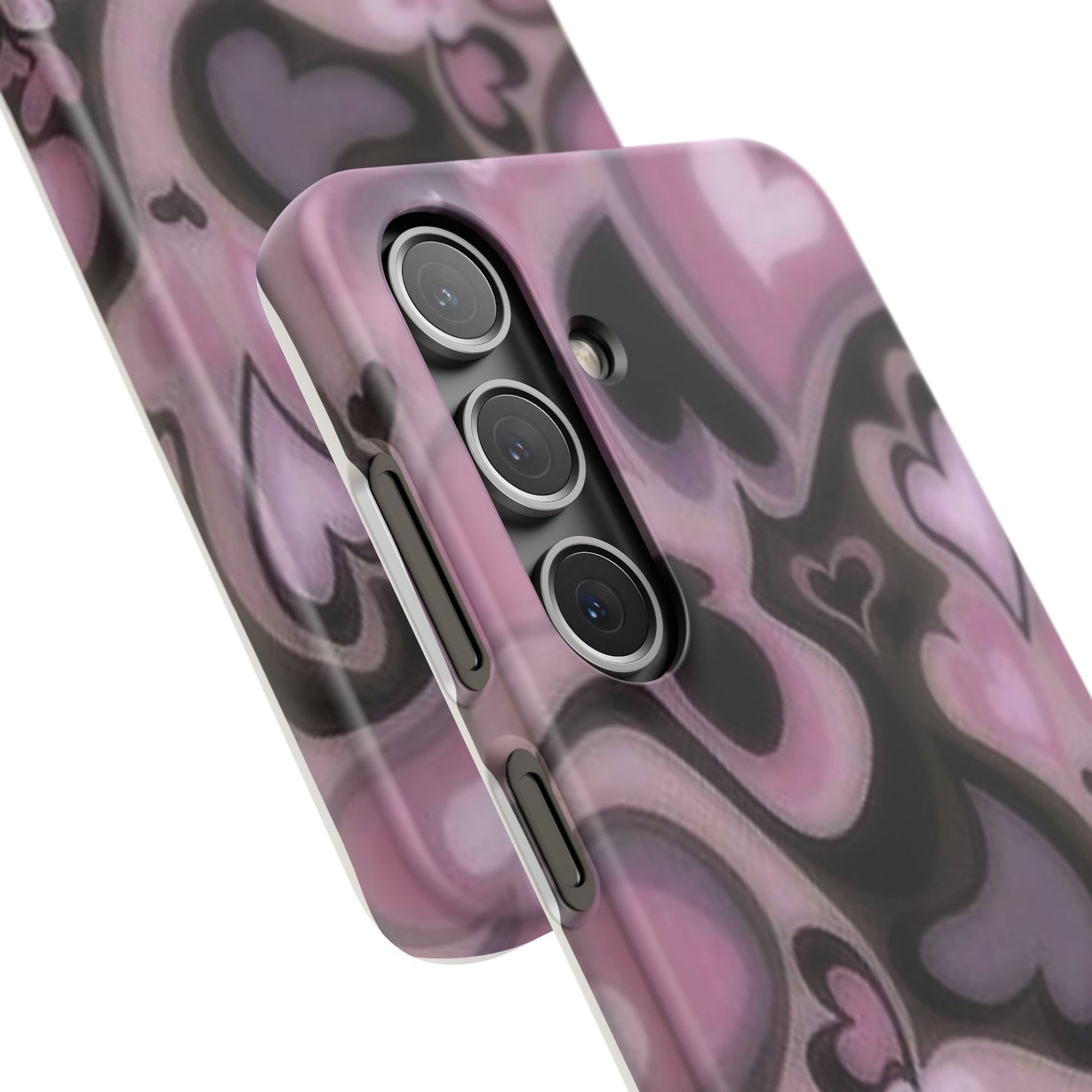 hearts pattern phone case