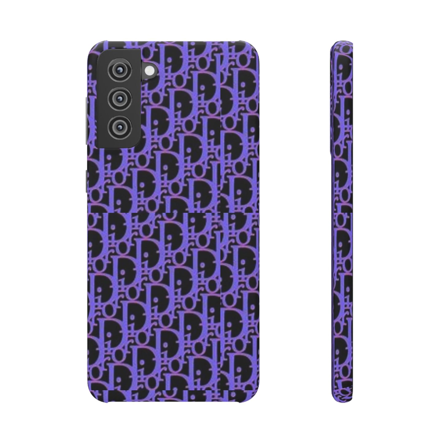 purple DIOR phone case