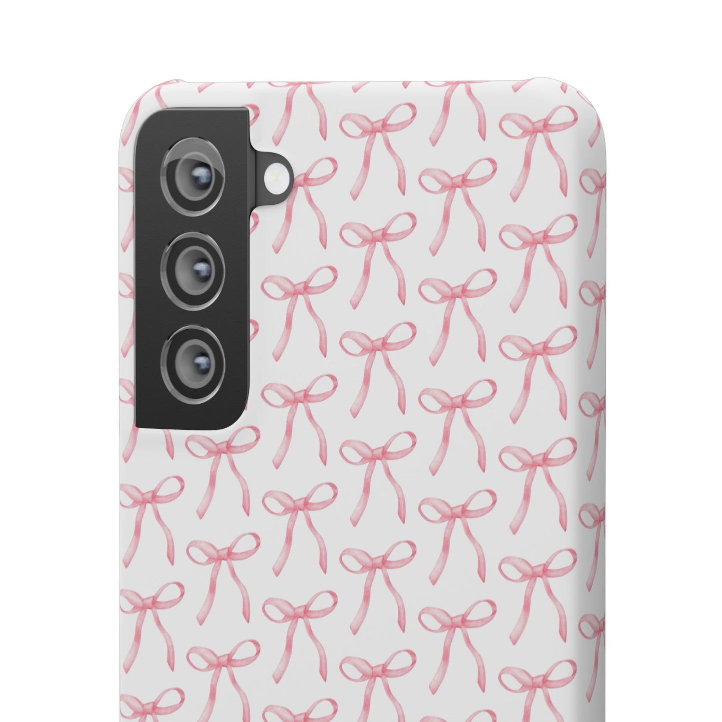 pink bow pattern phone case