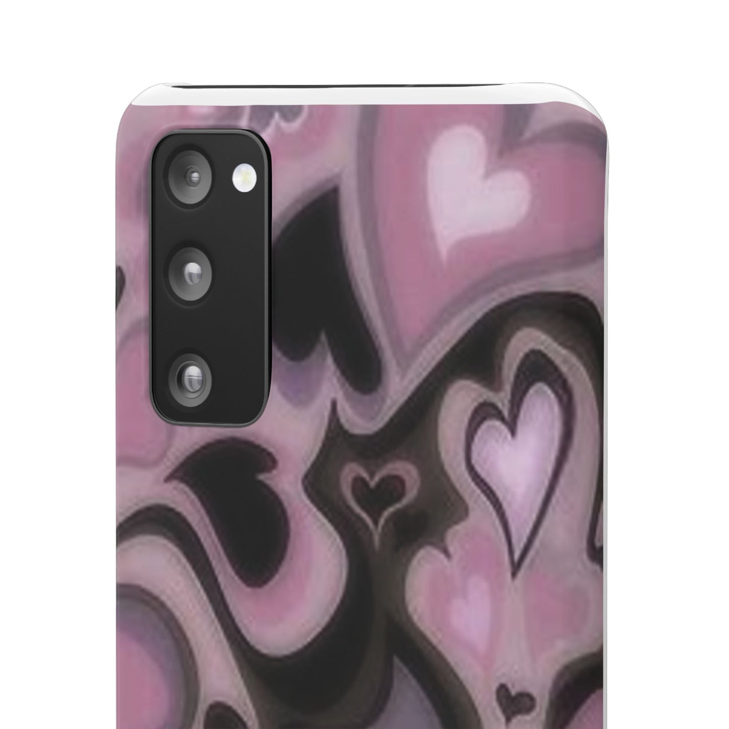 hearts pattern phone case