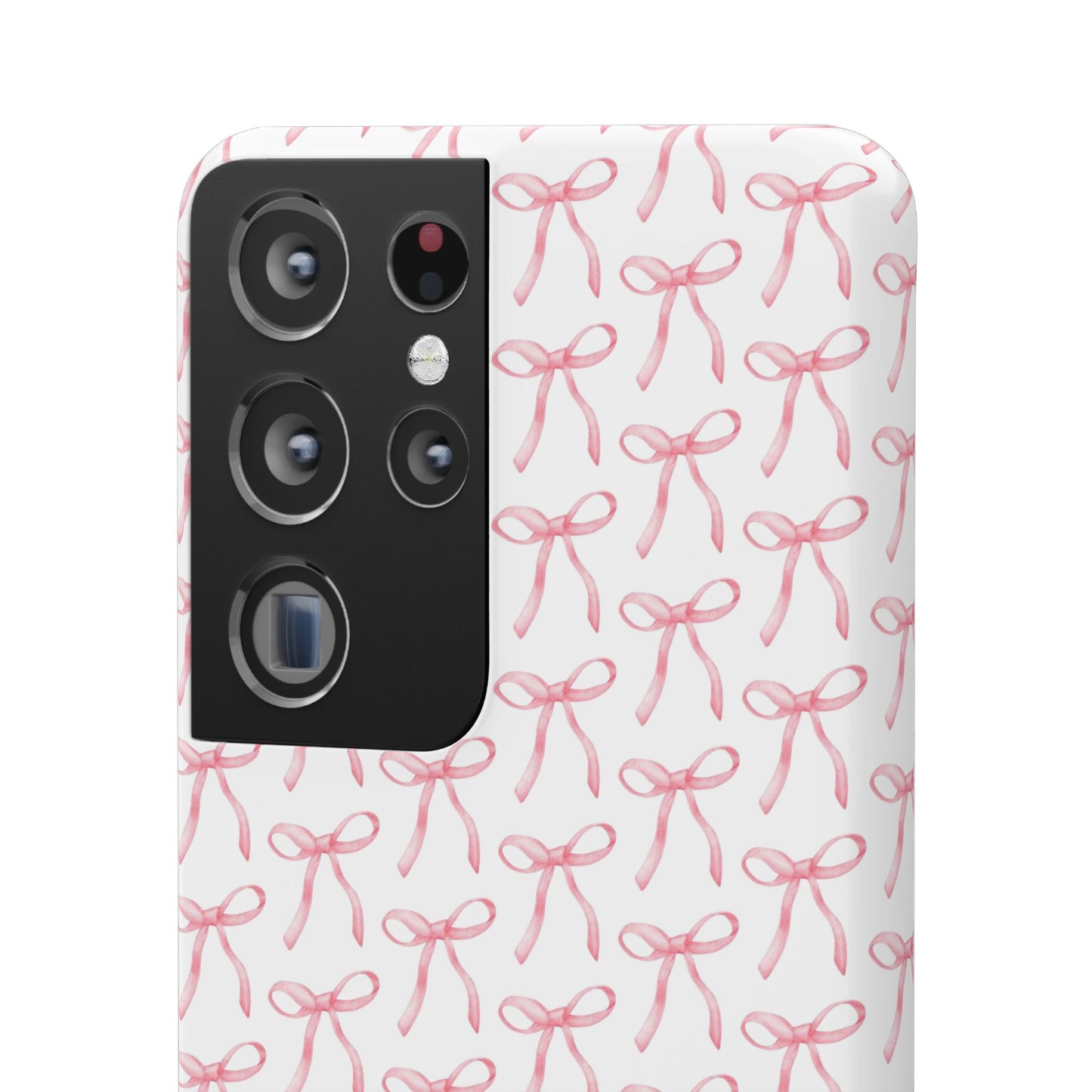 pink bow pattern phone case