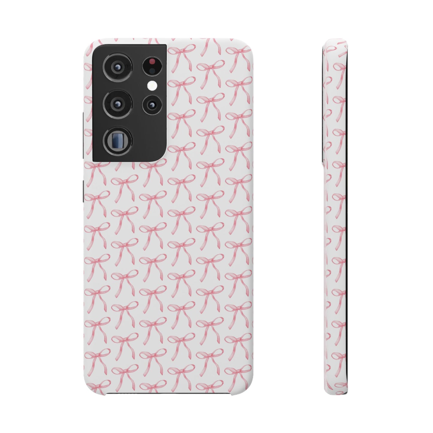 pink bow pattern phone case