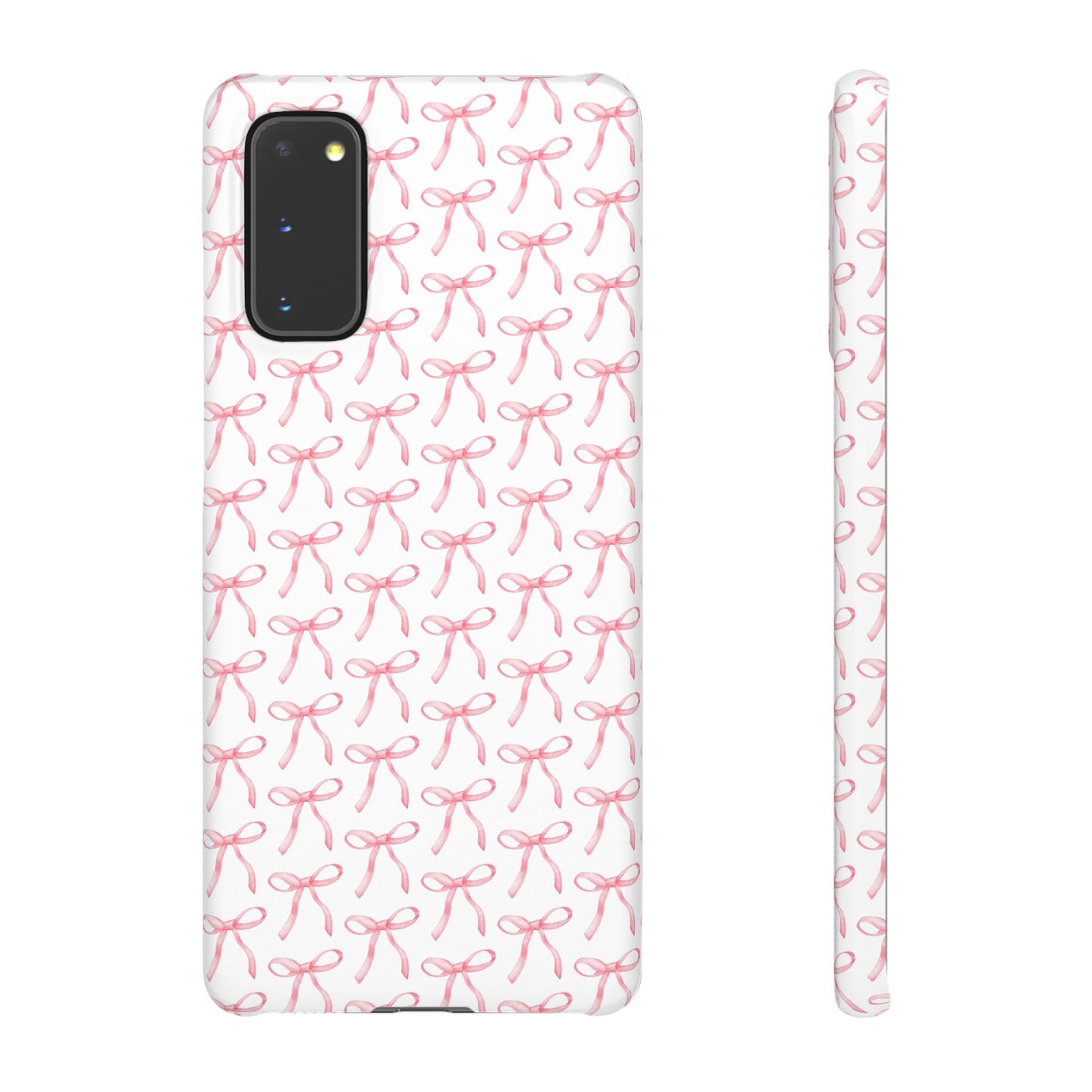 pink bow pattern phone case