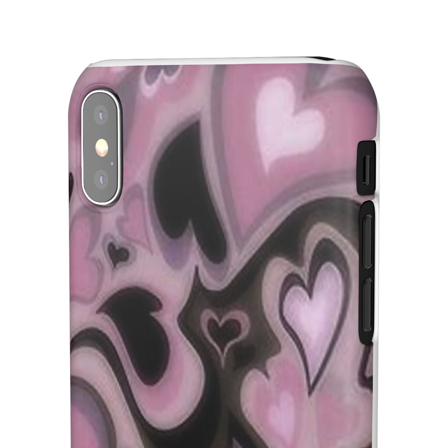 hearts pattern phone case