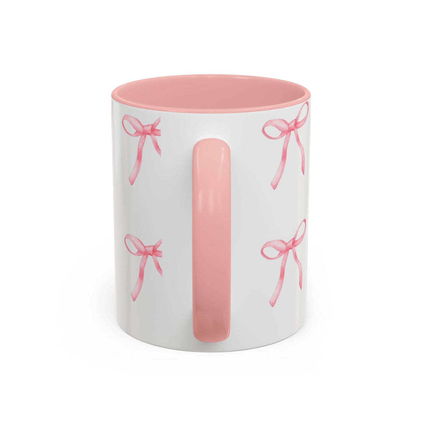 pink bow Accent Coffee Mug (11, 15oz)