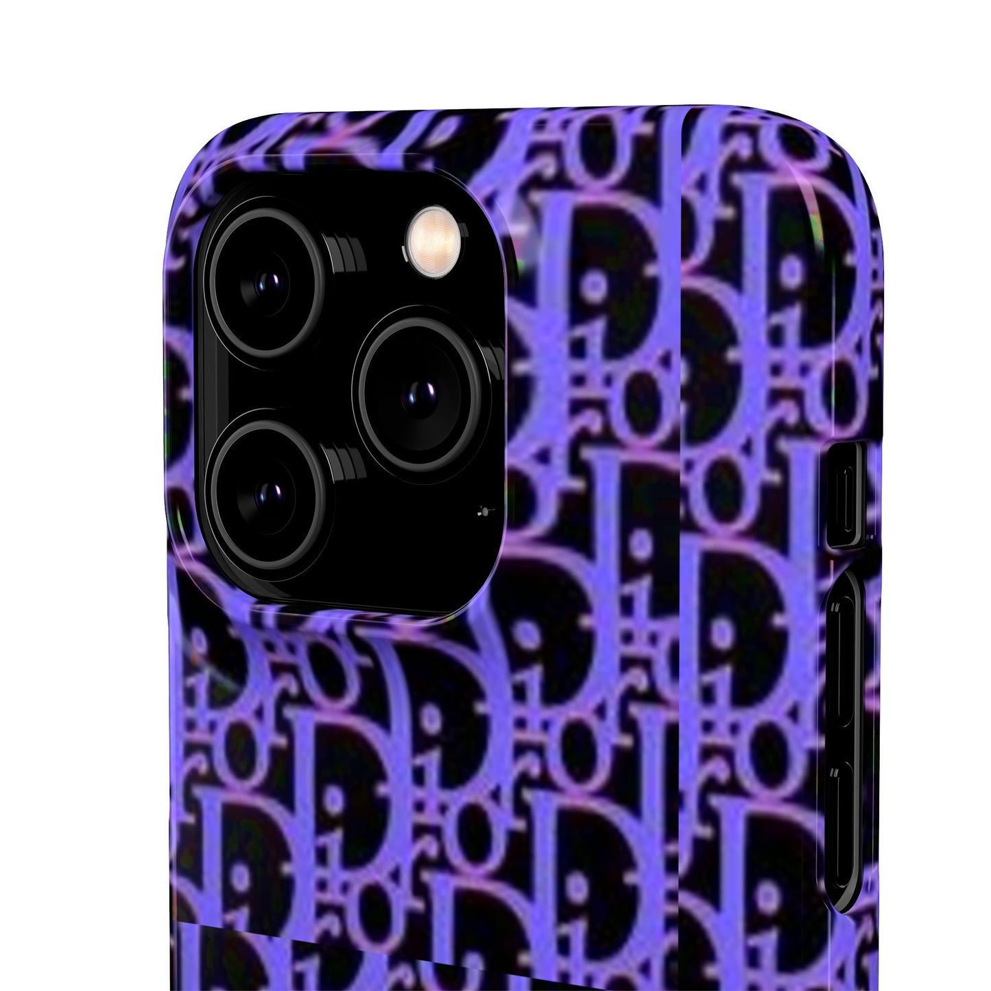 purple DIOR phone case