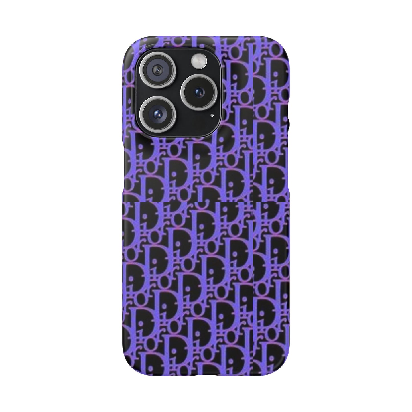 purple DIOR phone case