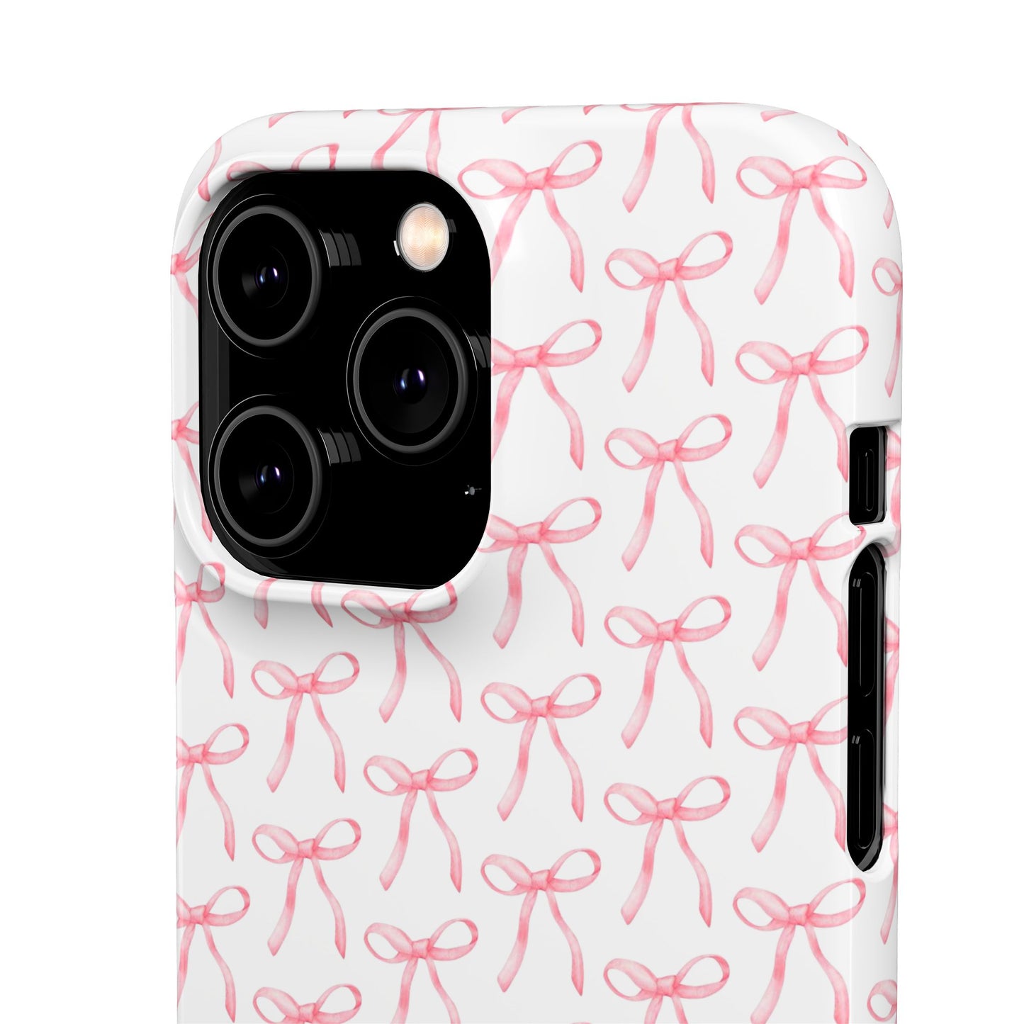 pink bow pattern phone case