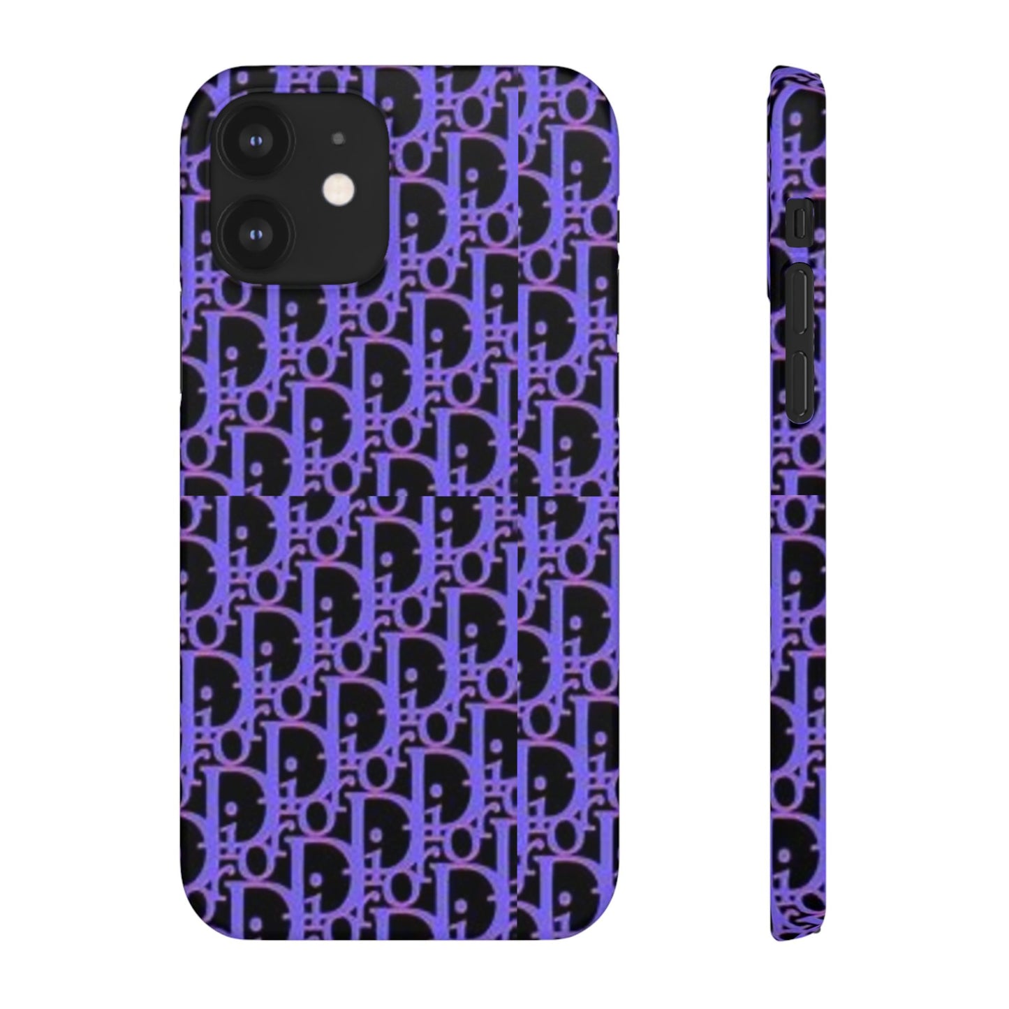 purple DIOR phone case