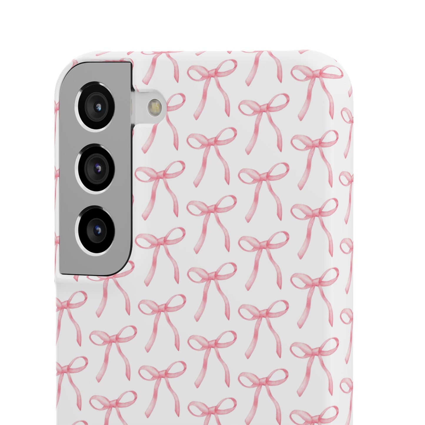 pink bow pattern phone case