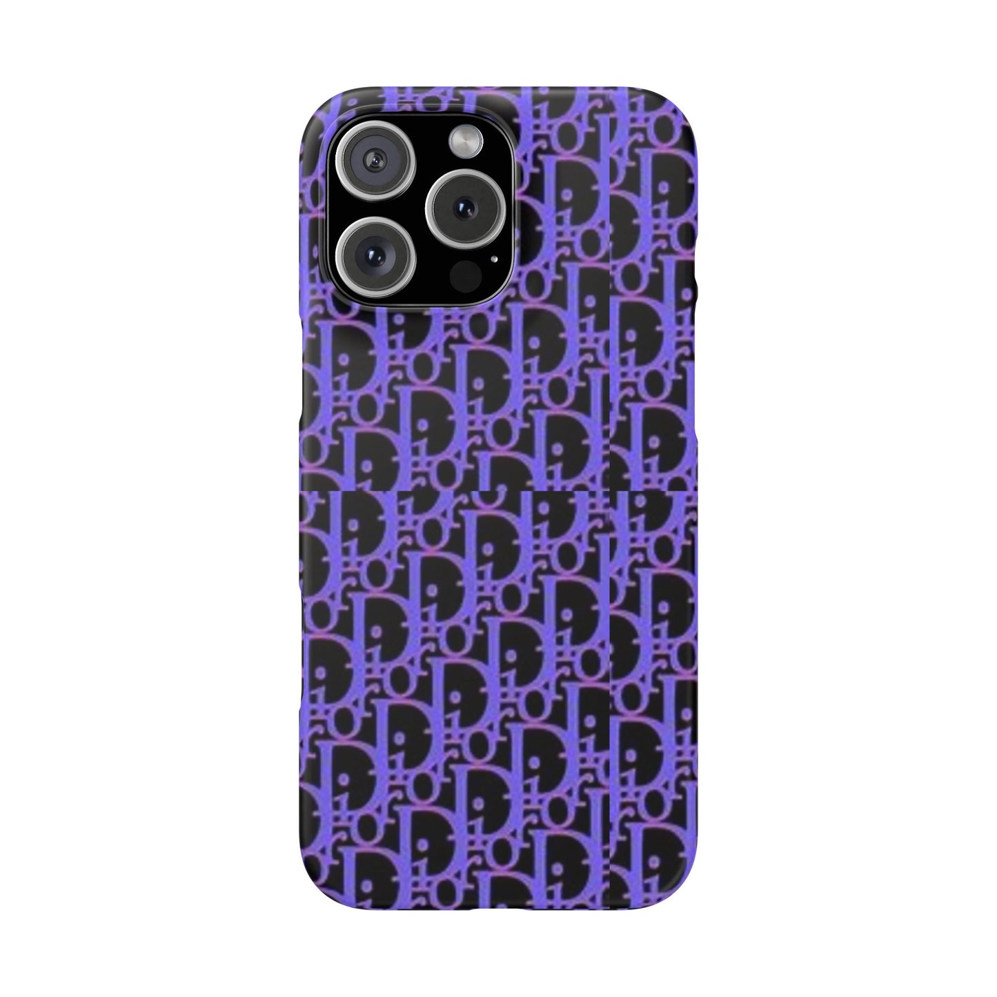 purple DIOR phone case