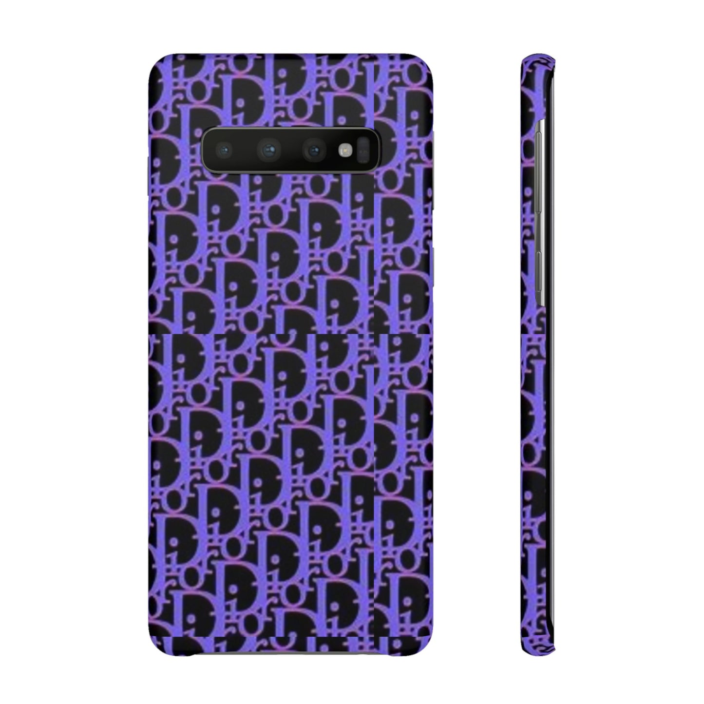 purple DIOR phone case