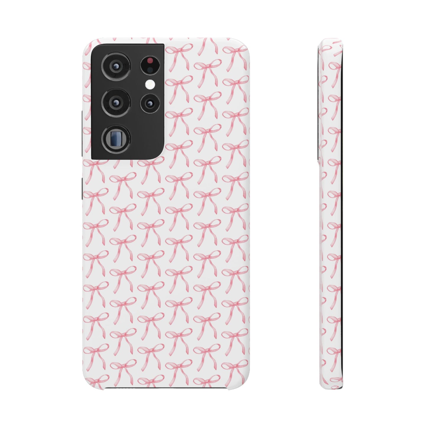 pink bow pattern phone case