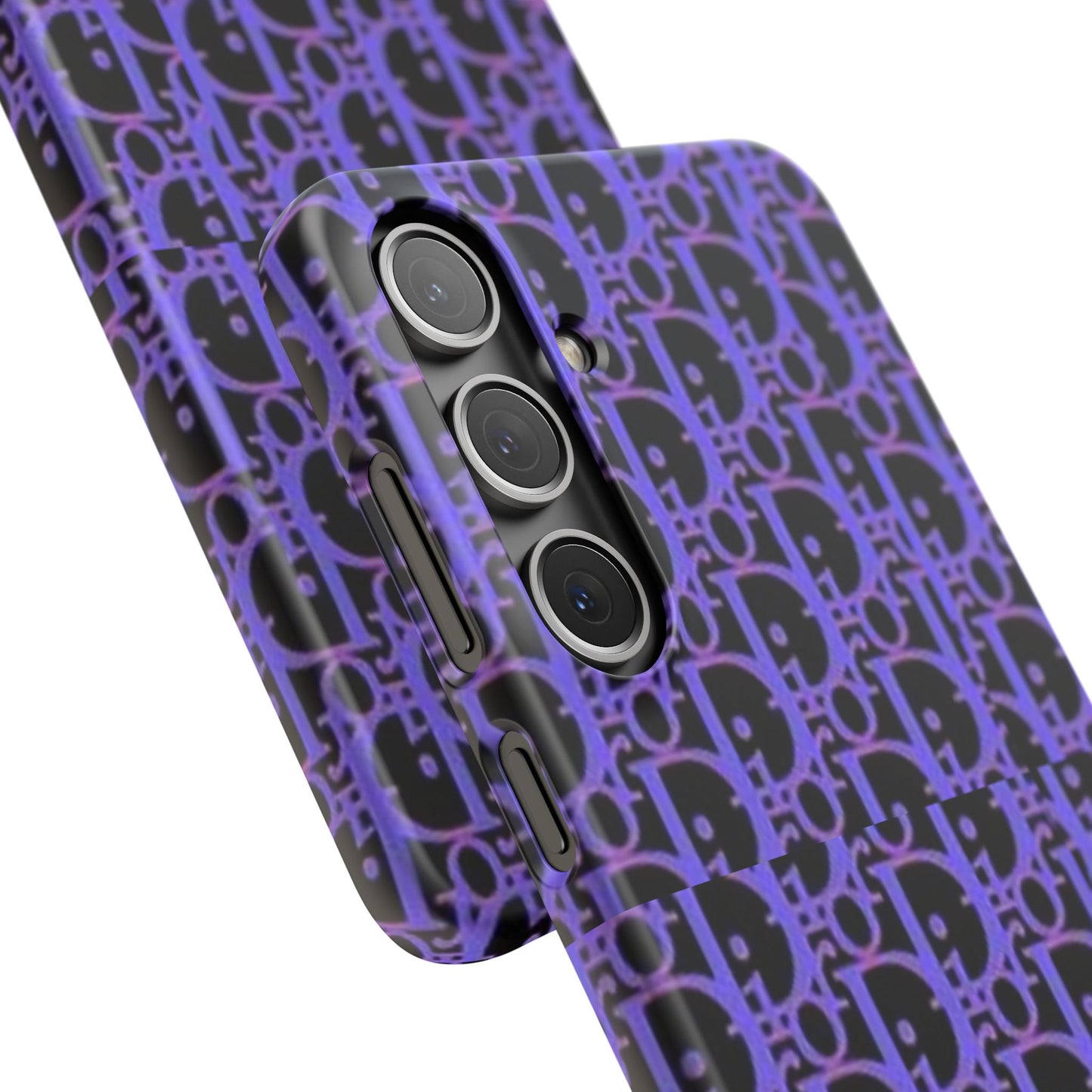 purple DIOR phone case