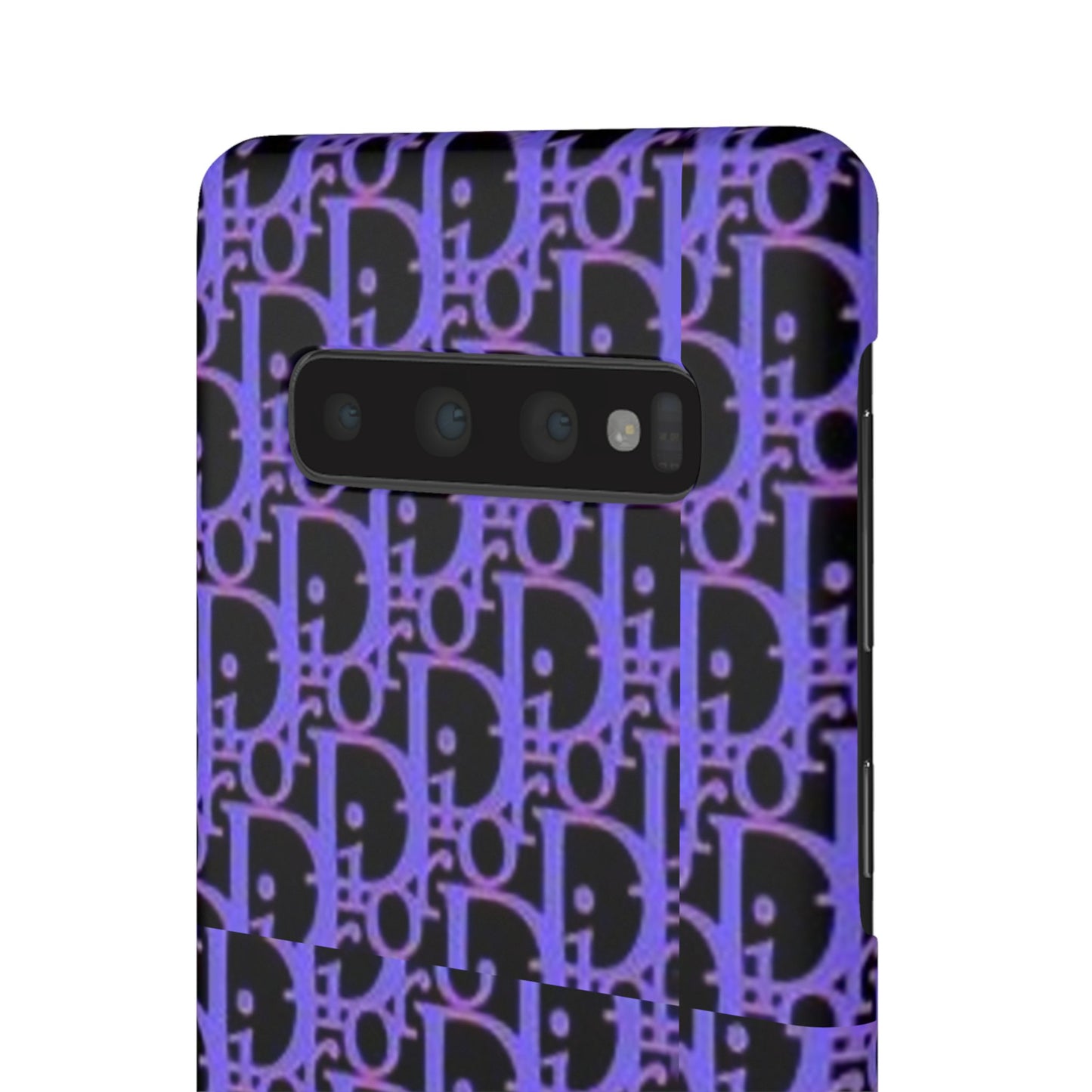 purple DIOR phone case