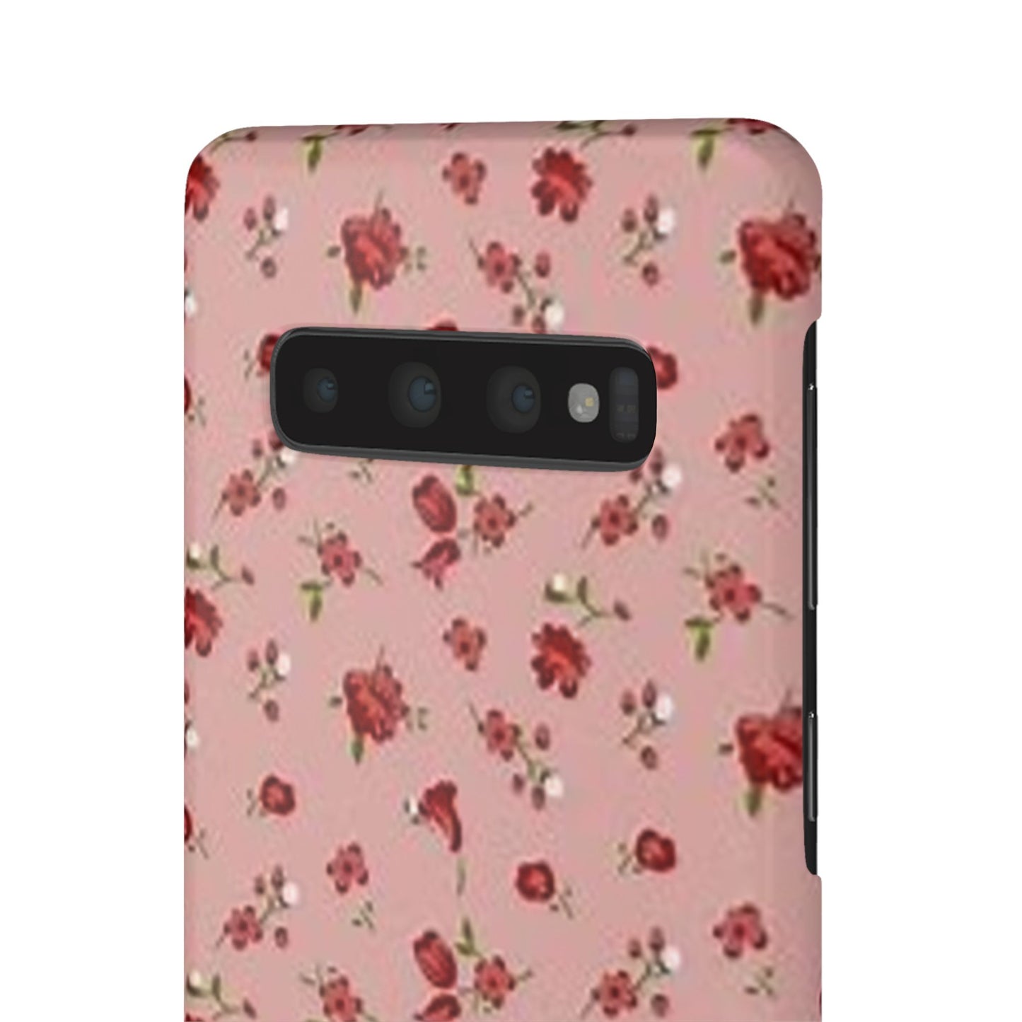 pink flower pattern phone case