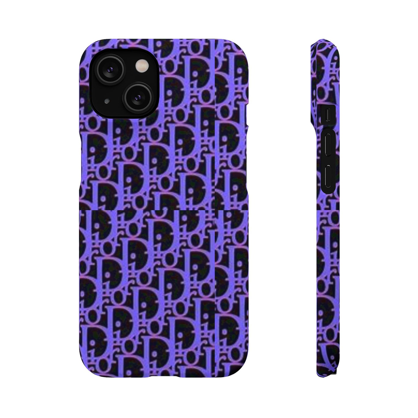 purple DIOR phone case