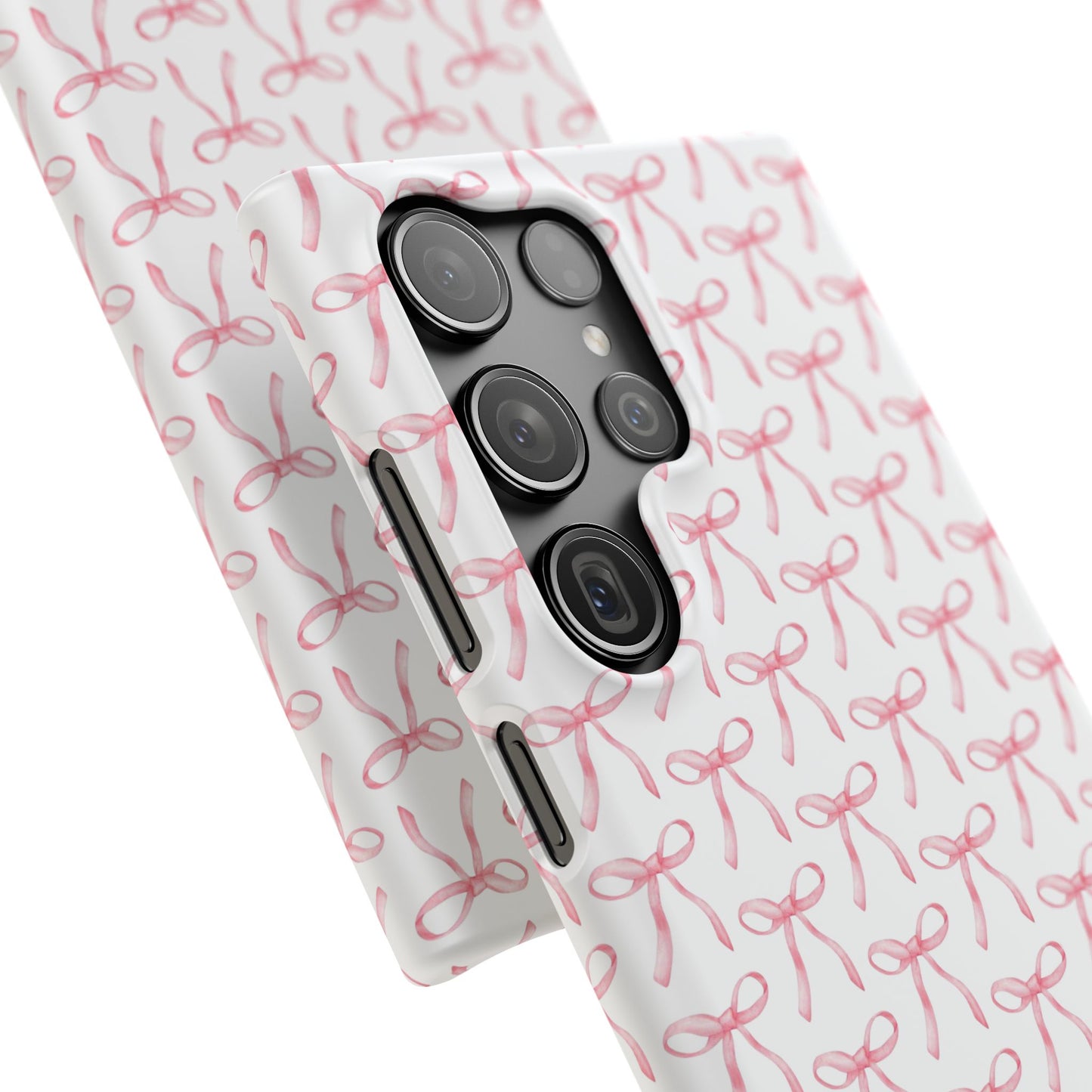 pink bow pattern phone case