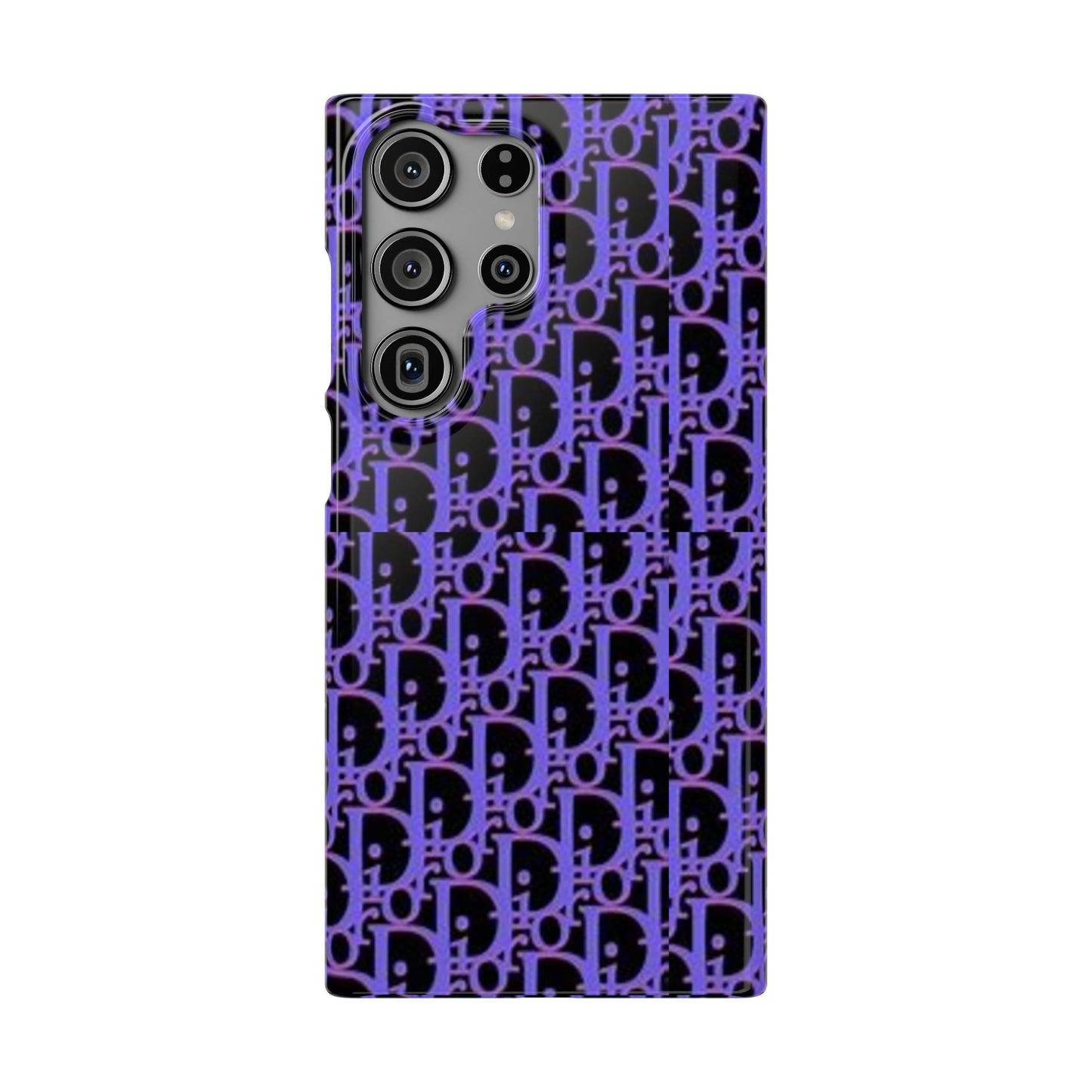 purple DIOR phone case