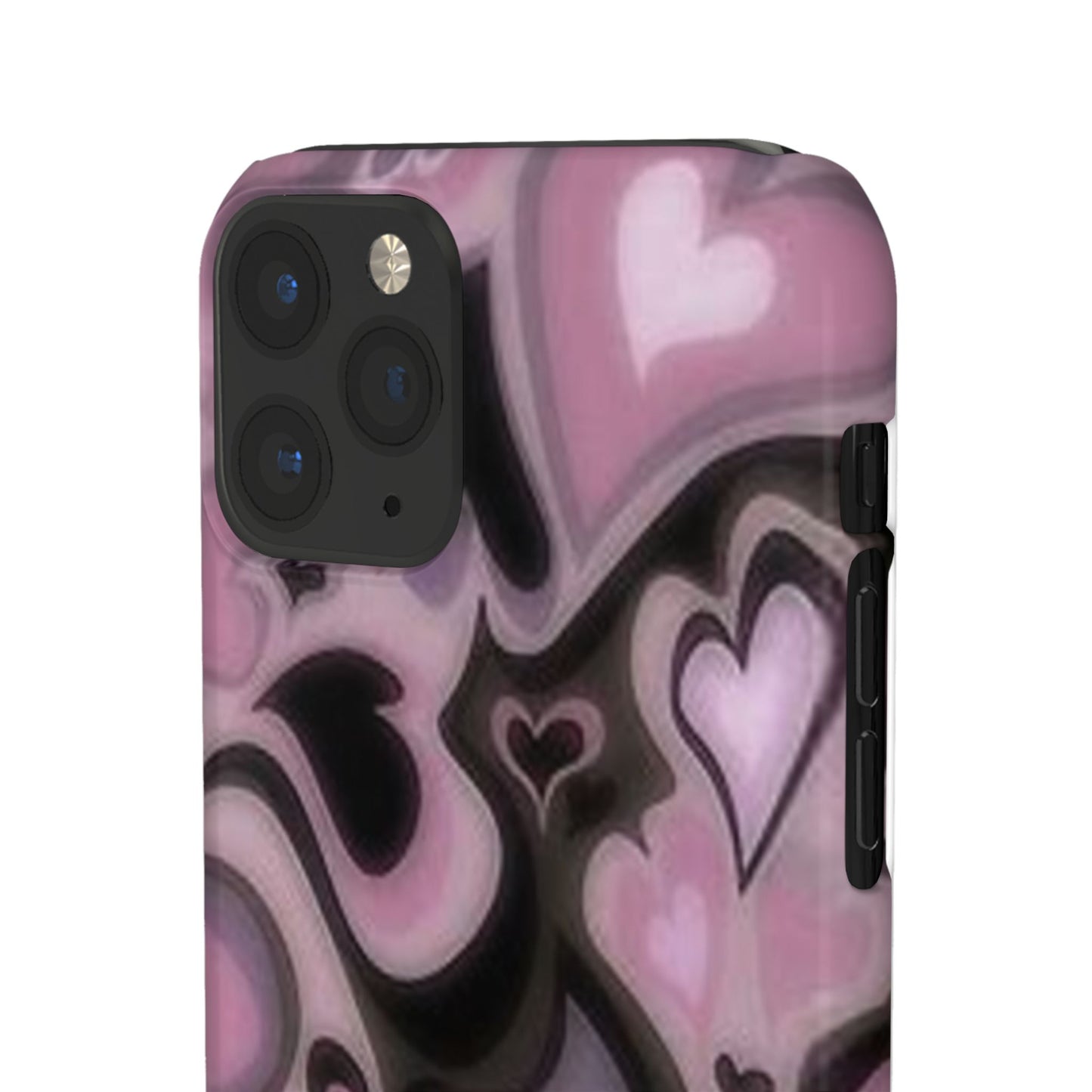 hearts pattern phone case