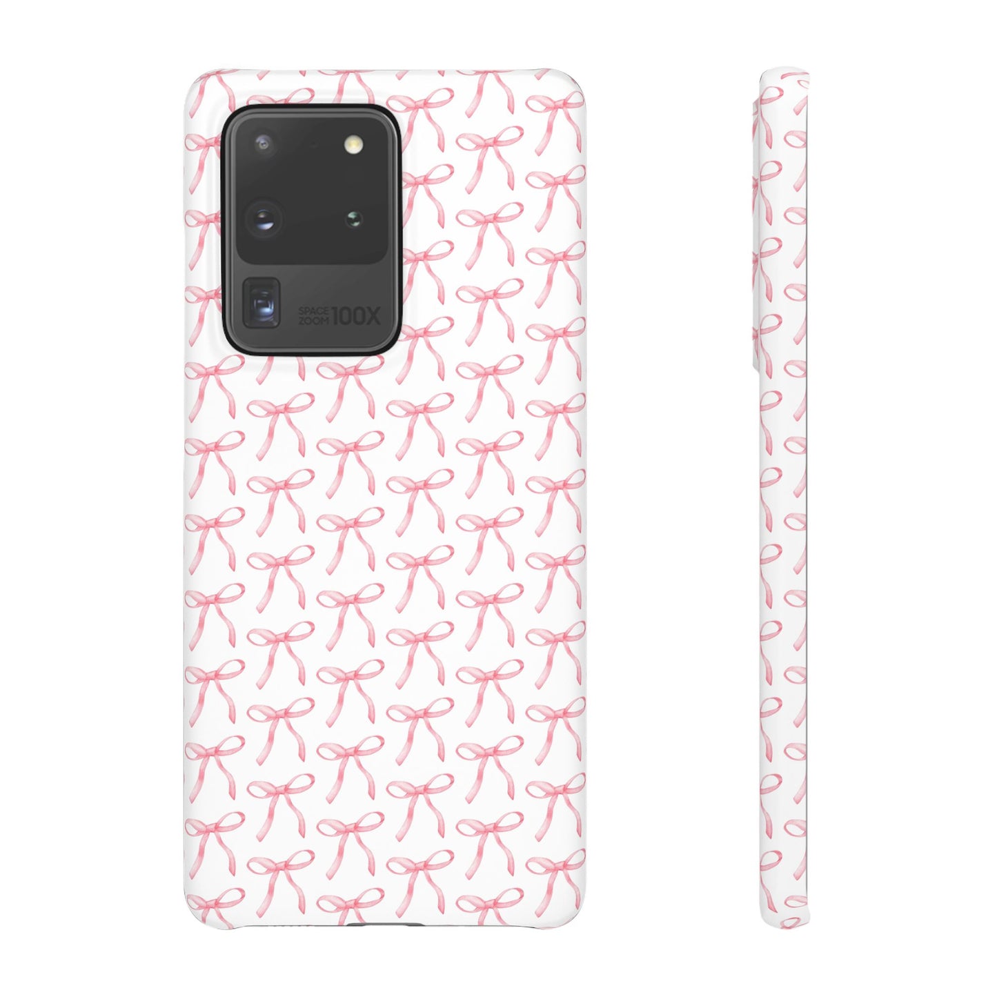 pink bow pattern phone case