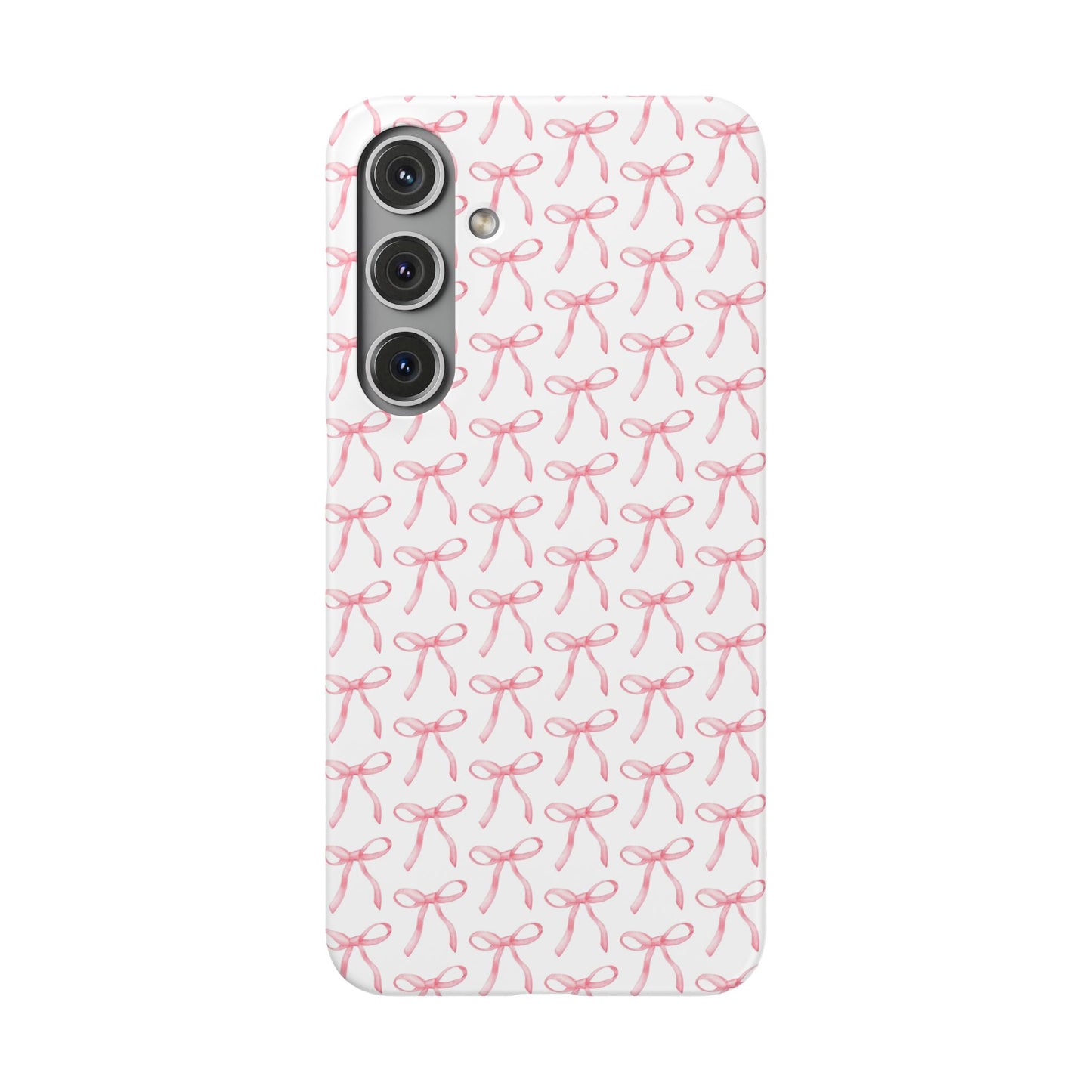 pink bow pattern phone case