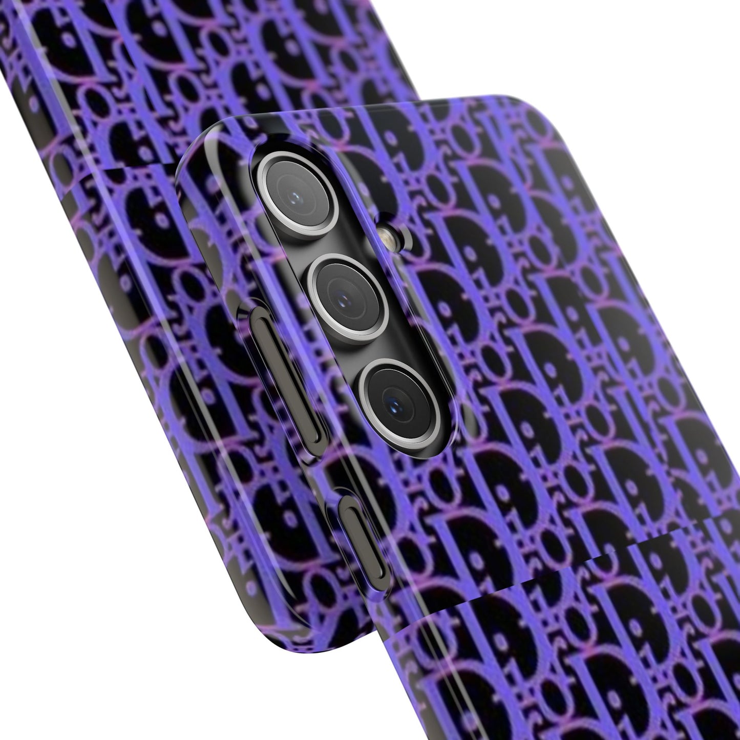 purple DIOR phone case