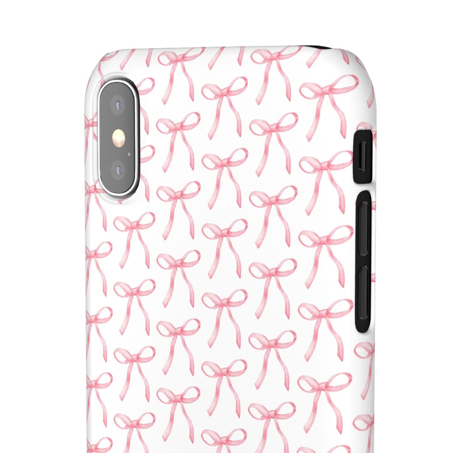 pink bow pattern phone case