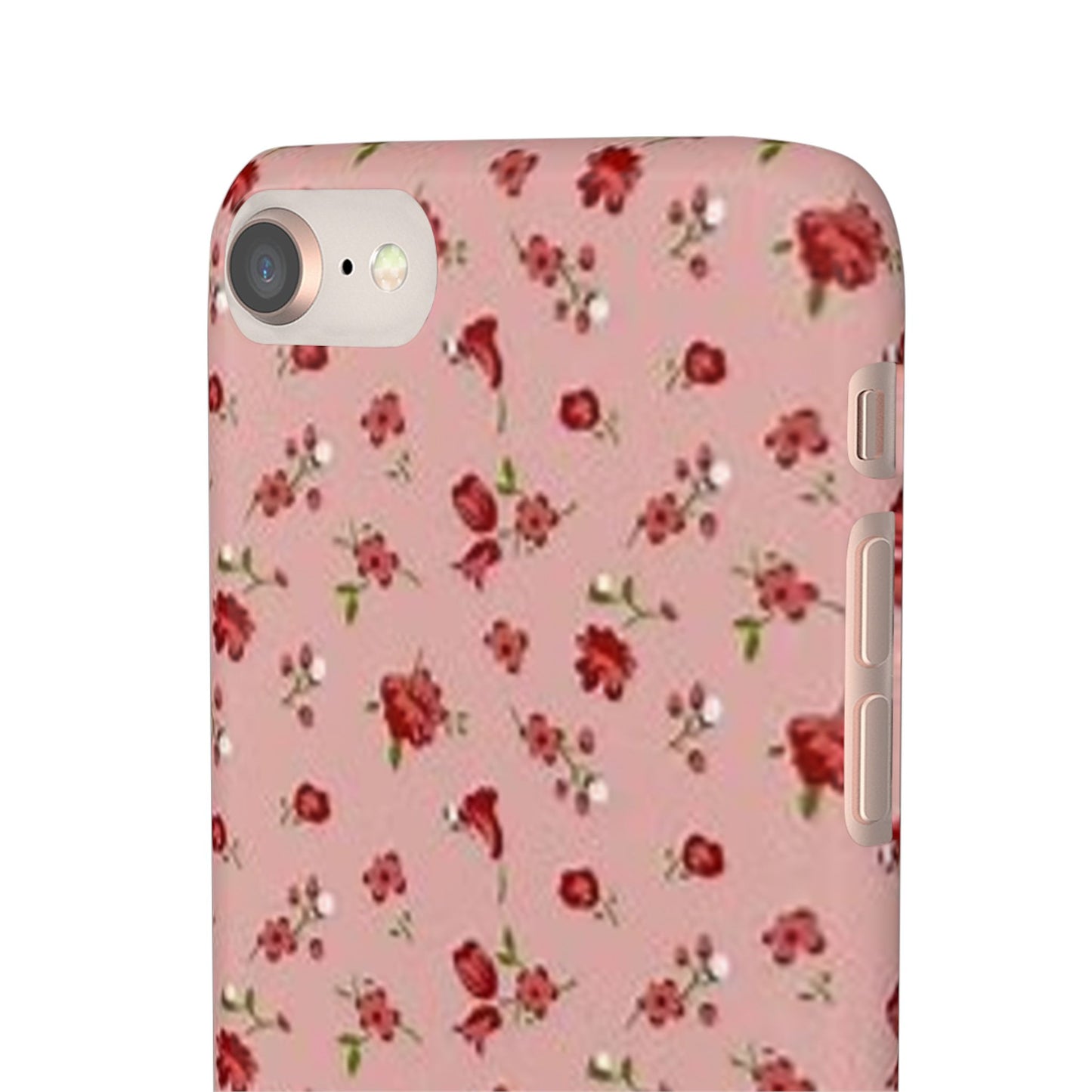 pink flower pattern phone case