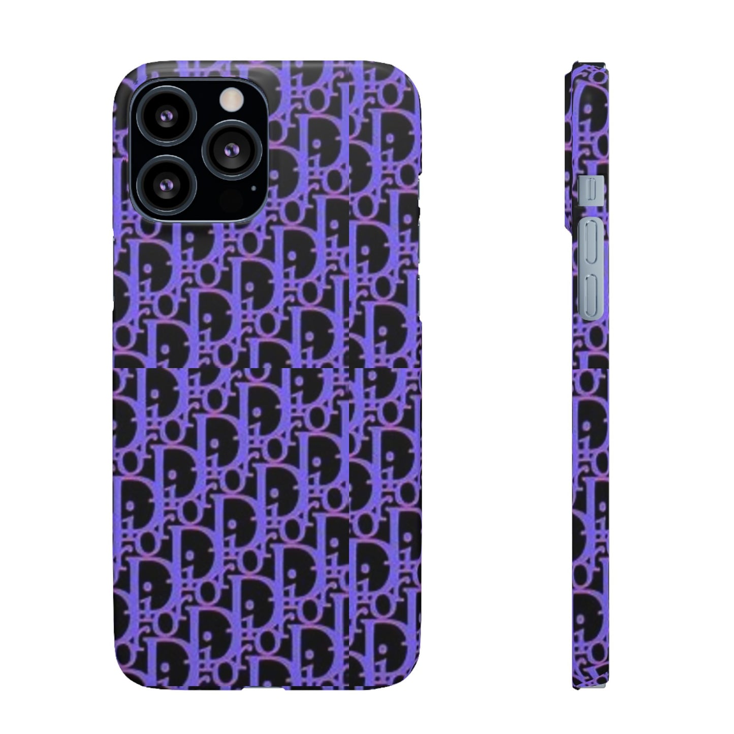 purple DIOR phone case