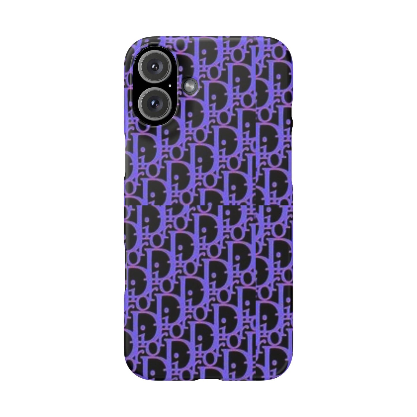 purple DIOR phone case