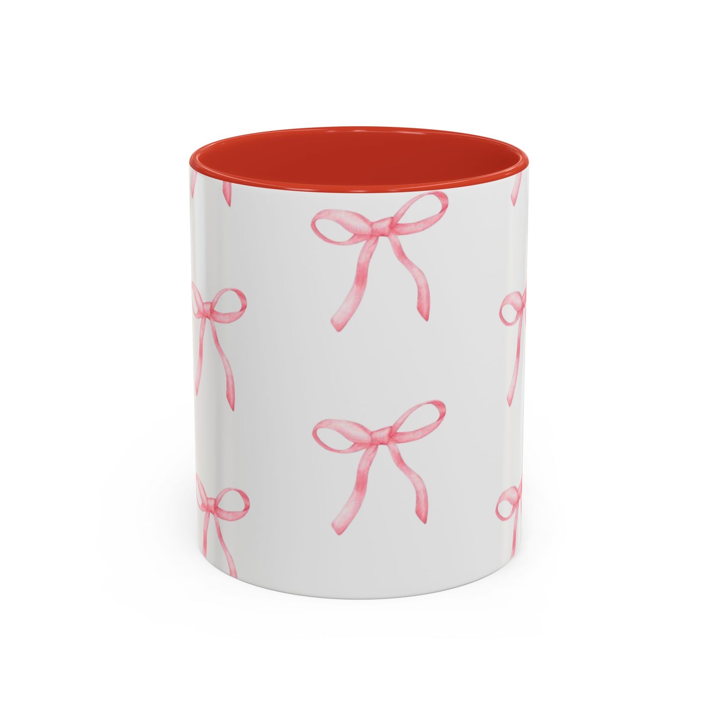 pink bow Accent Coffee Mug (11, 15oz)