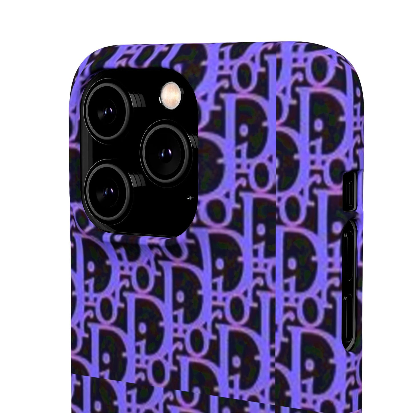 purple DIOR phone case