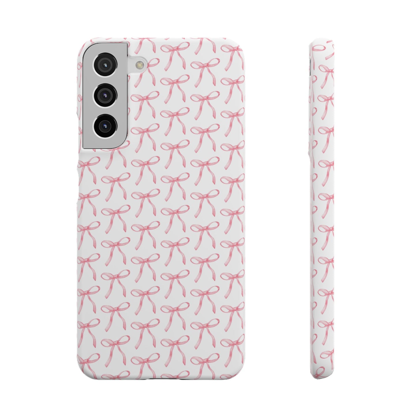 pink bow pattern phone case