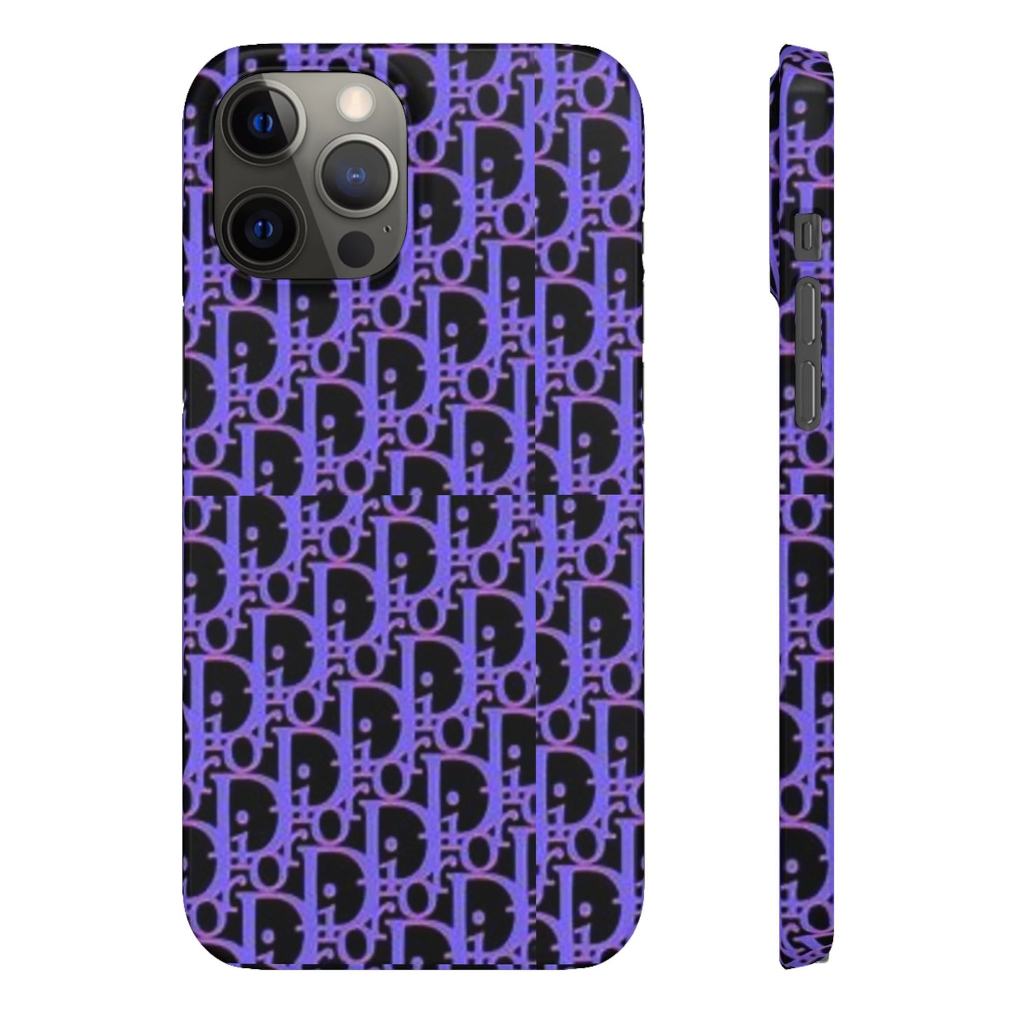 purple DIOR phone case