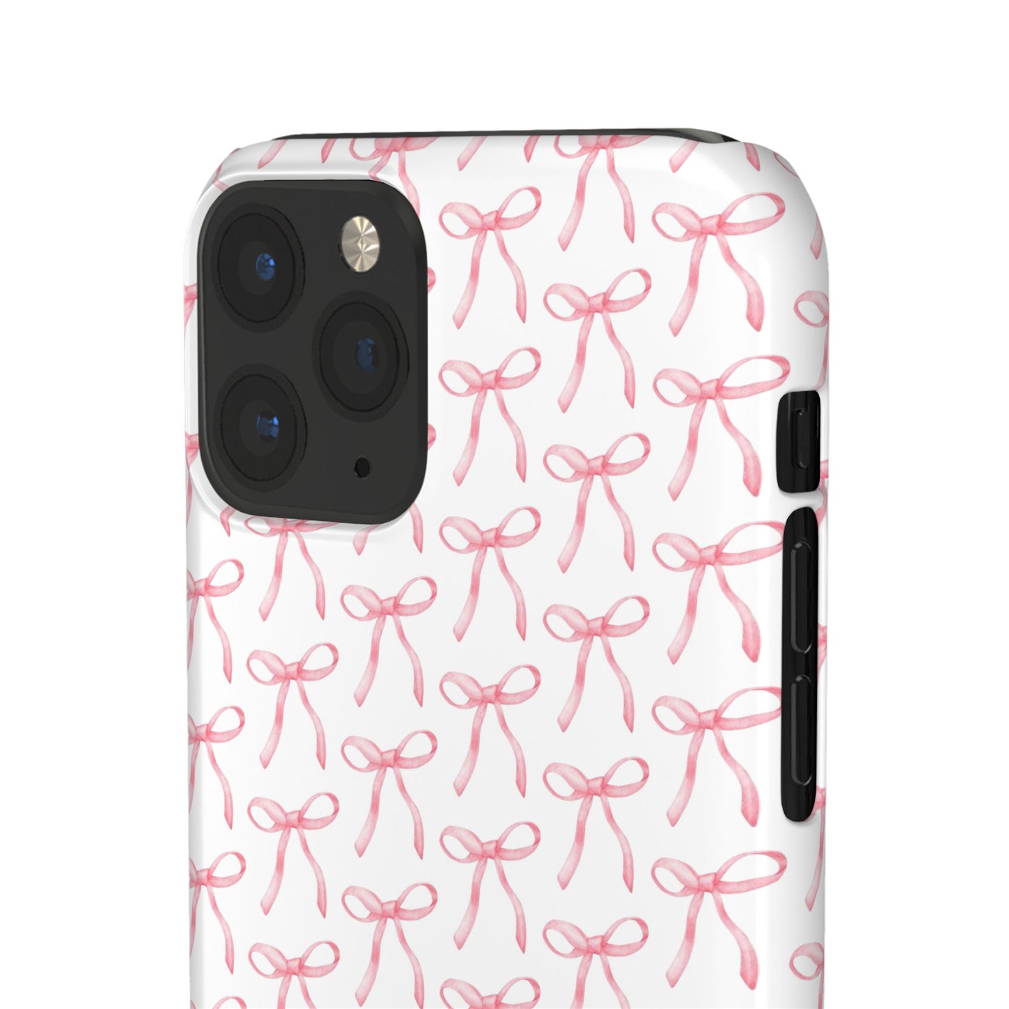 pink bow pattern phone case