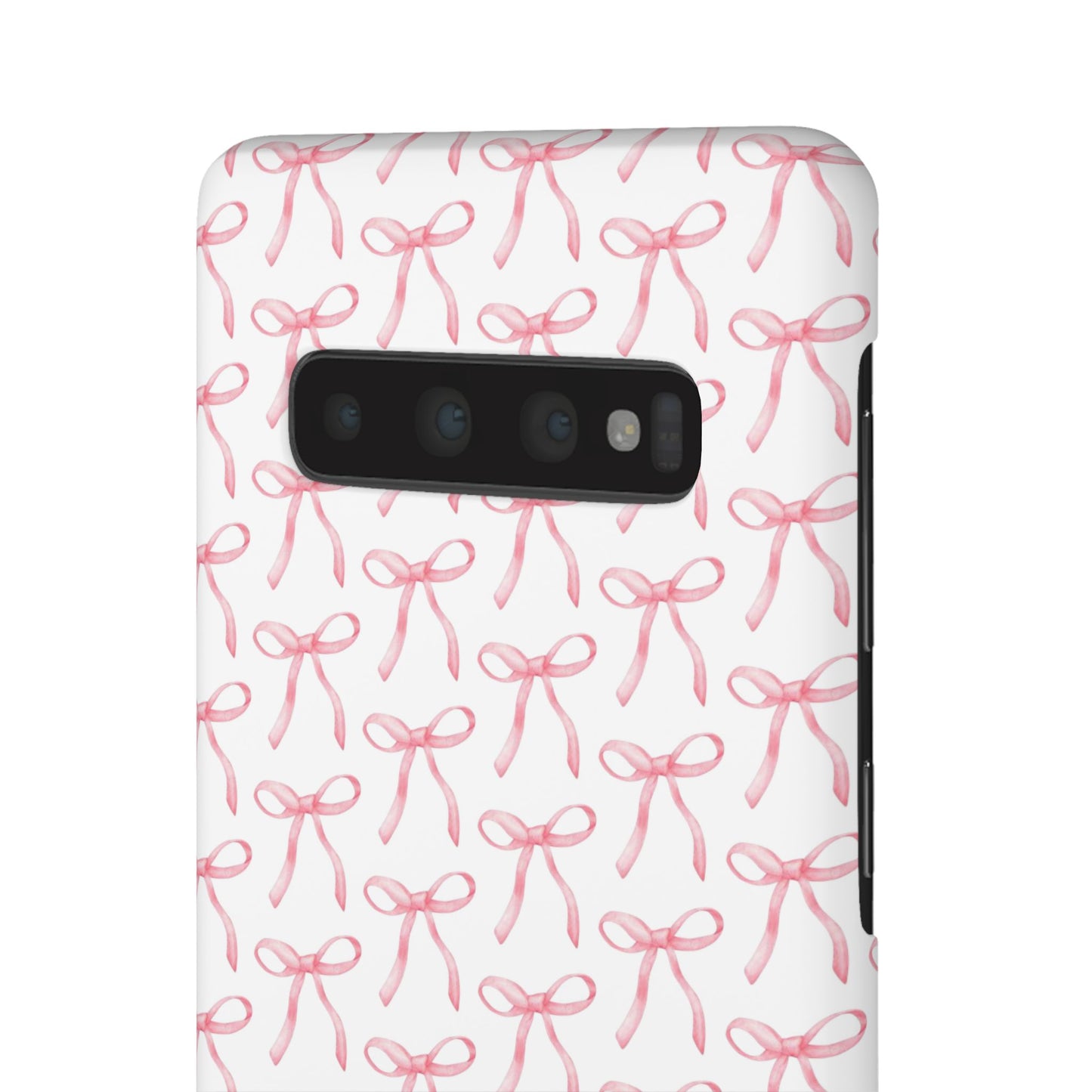 pink bow pattern phone case