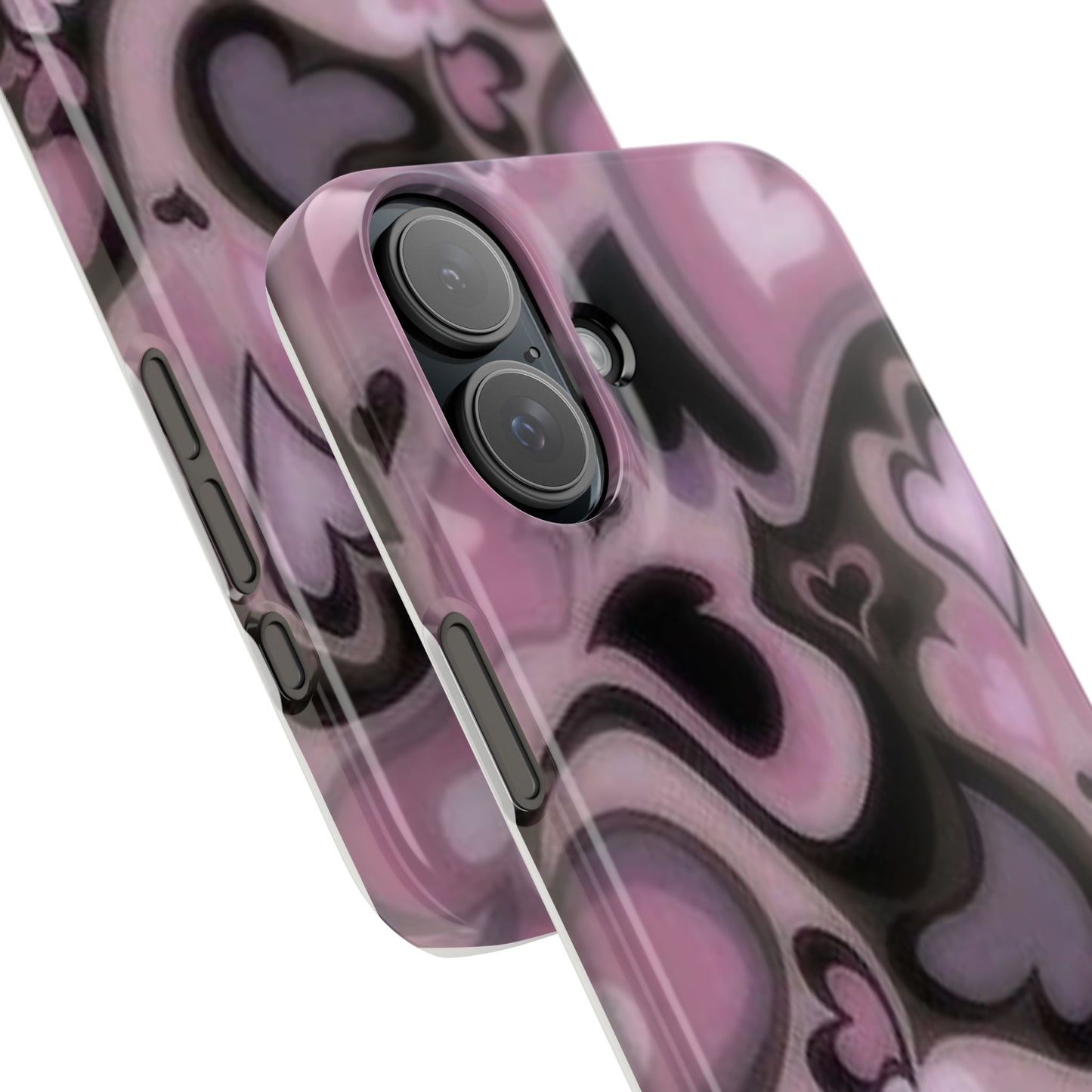 hearts pattern phone case