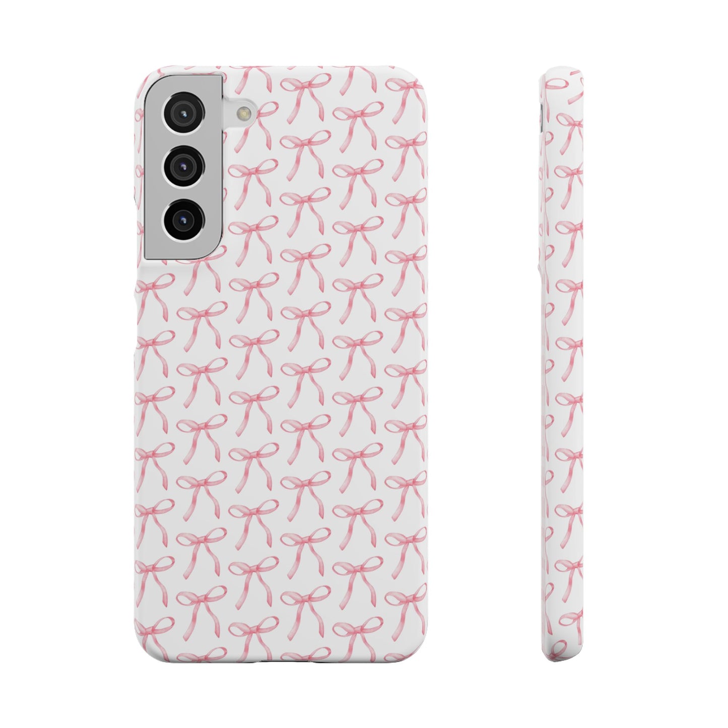 pink bow pattern phone case