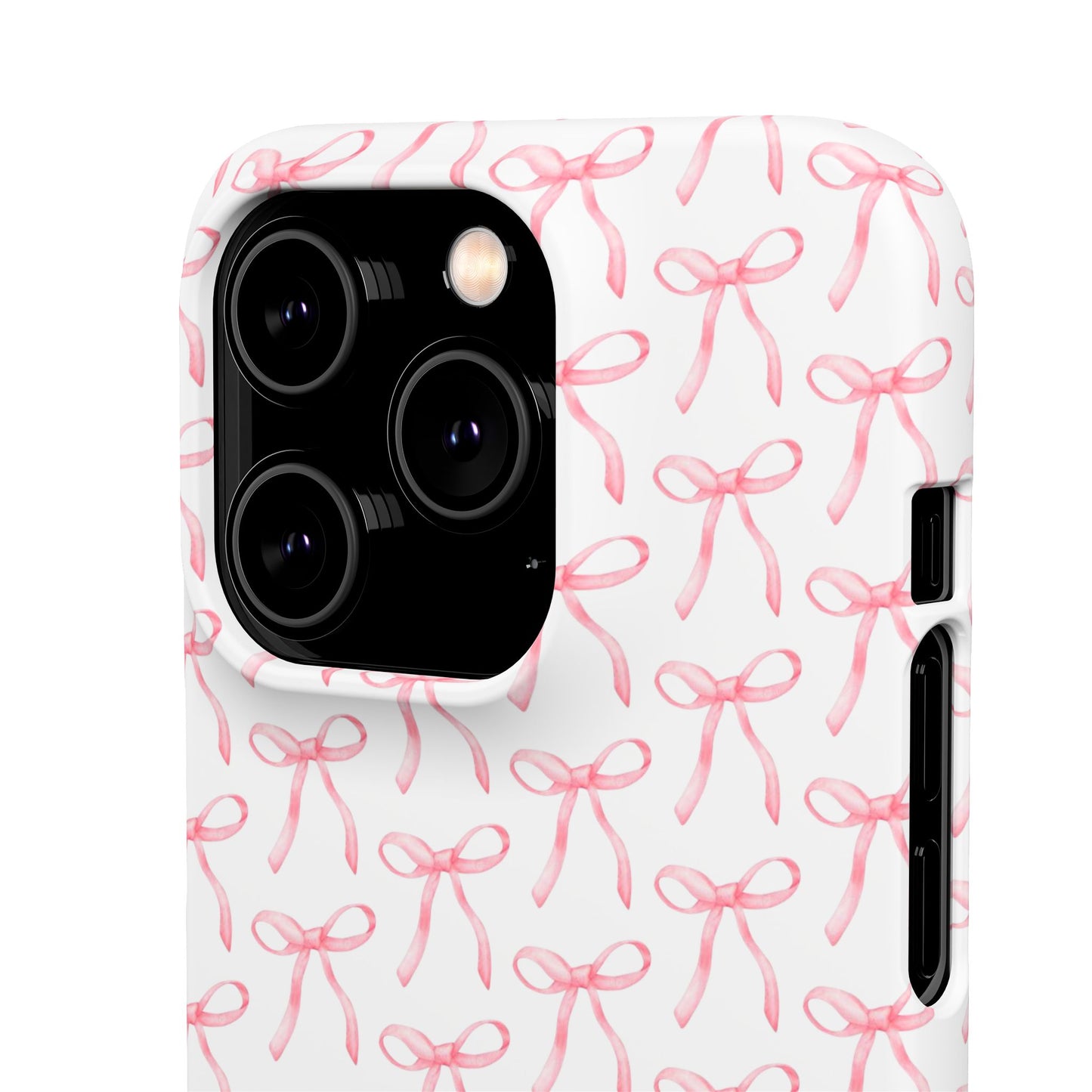 pink bow pattern phone case