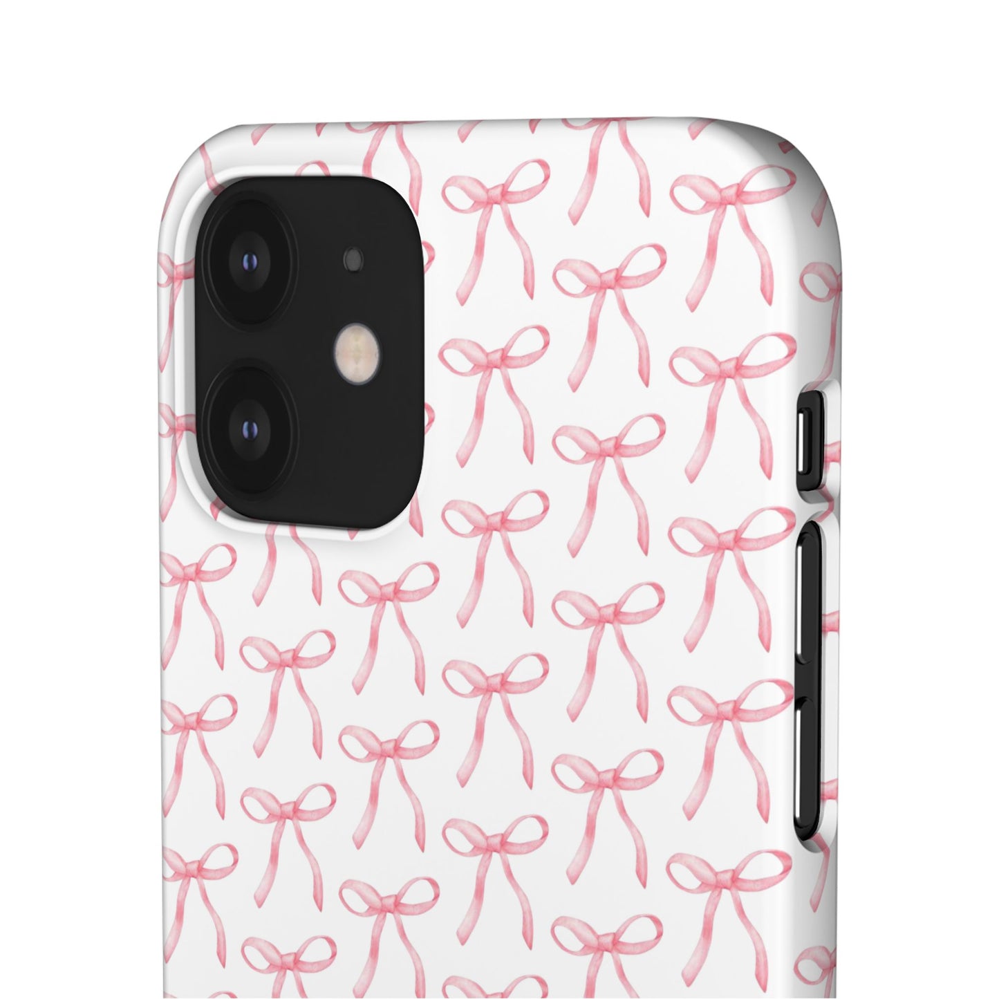 pink bow pattern phone case