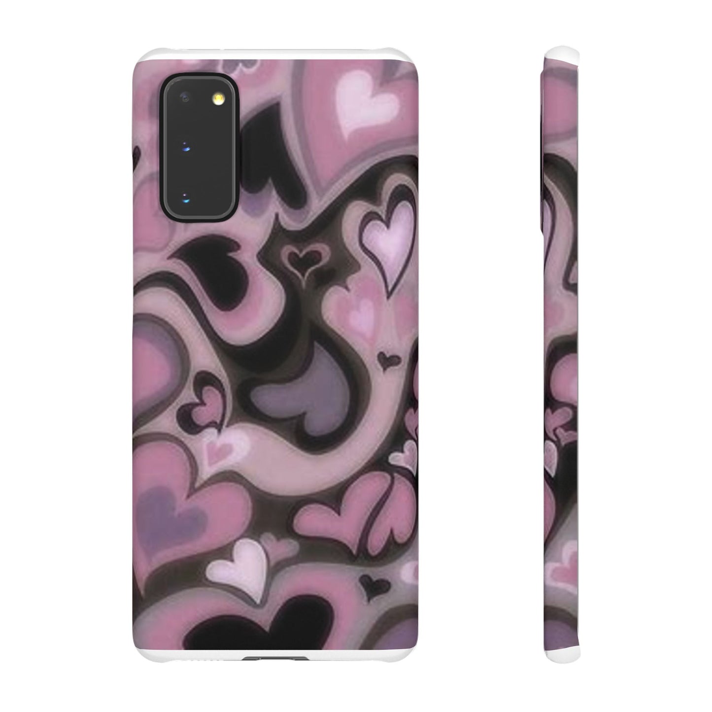 hearts pattern phone case