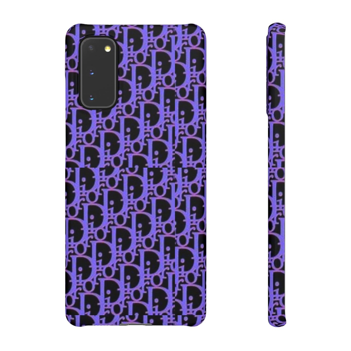 purple DIOR phone case