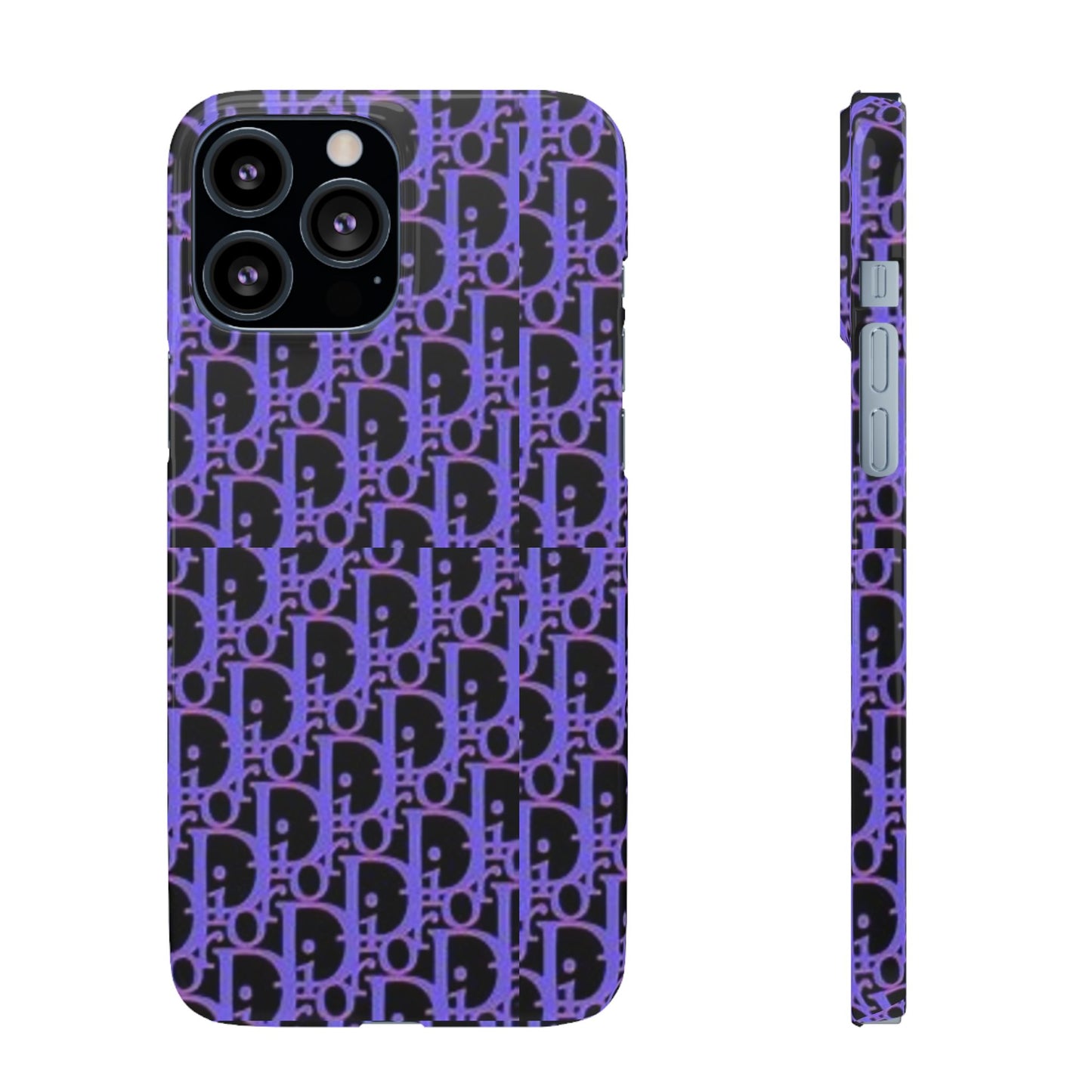 purple DIOR phone case