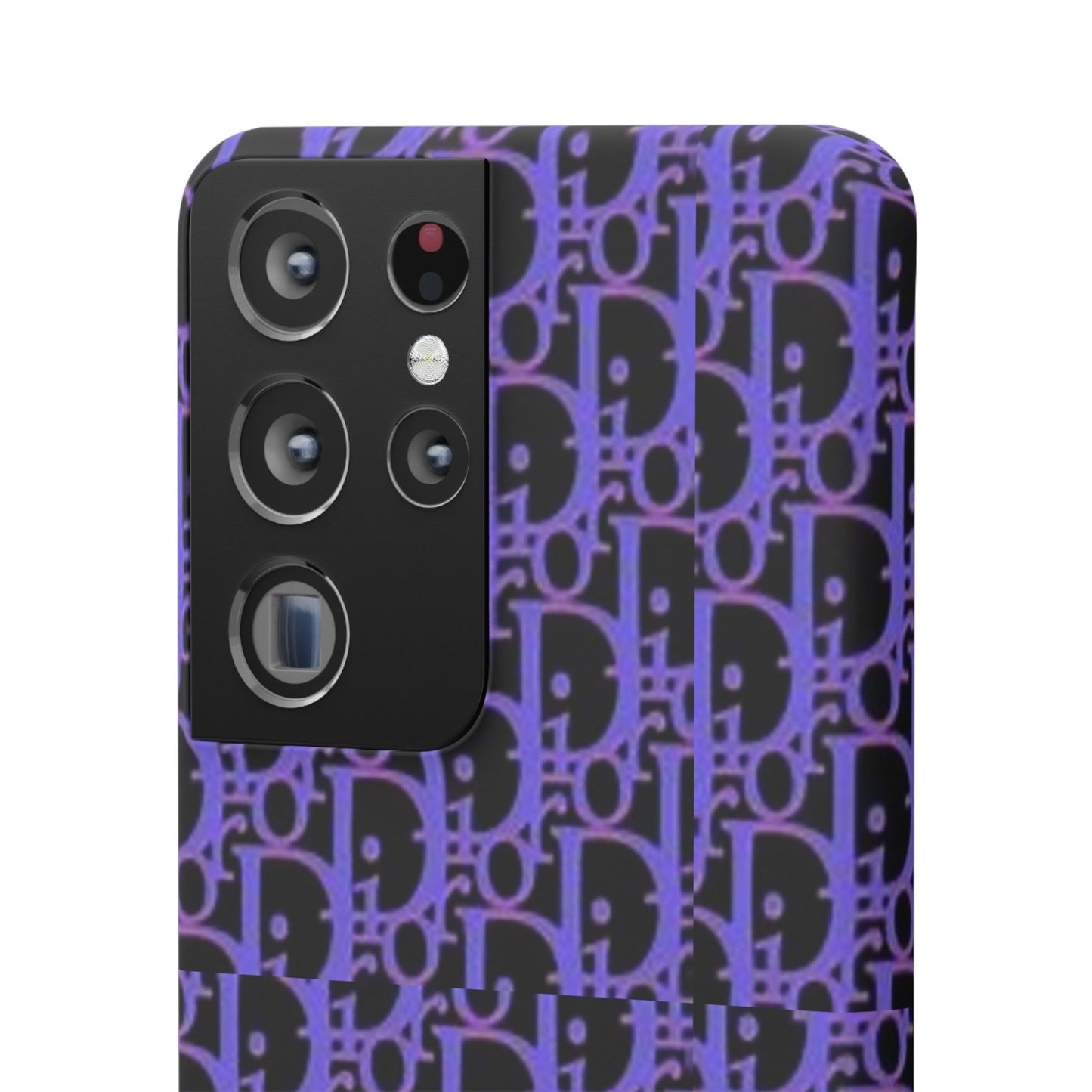 purple DIOR phone case