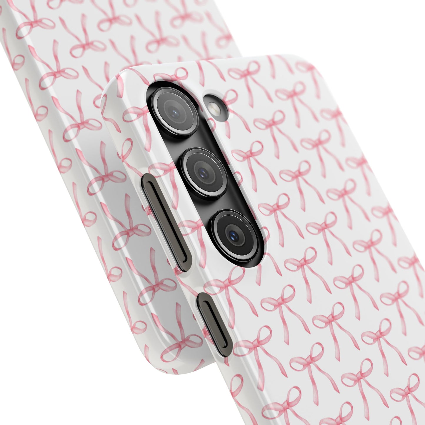 pink bow pattern phone case