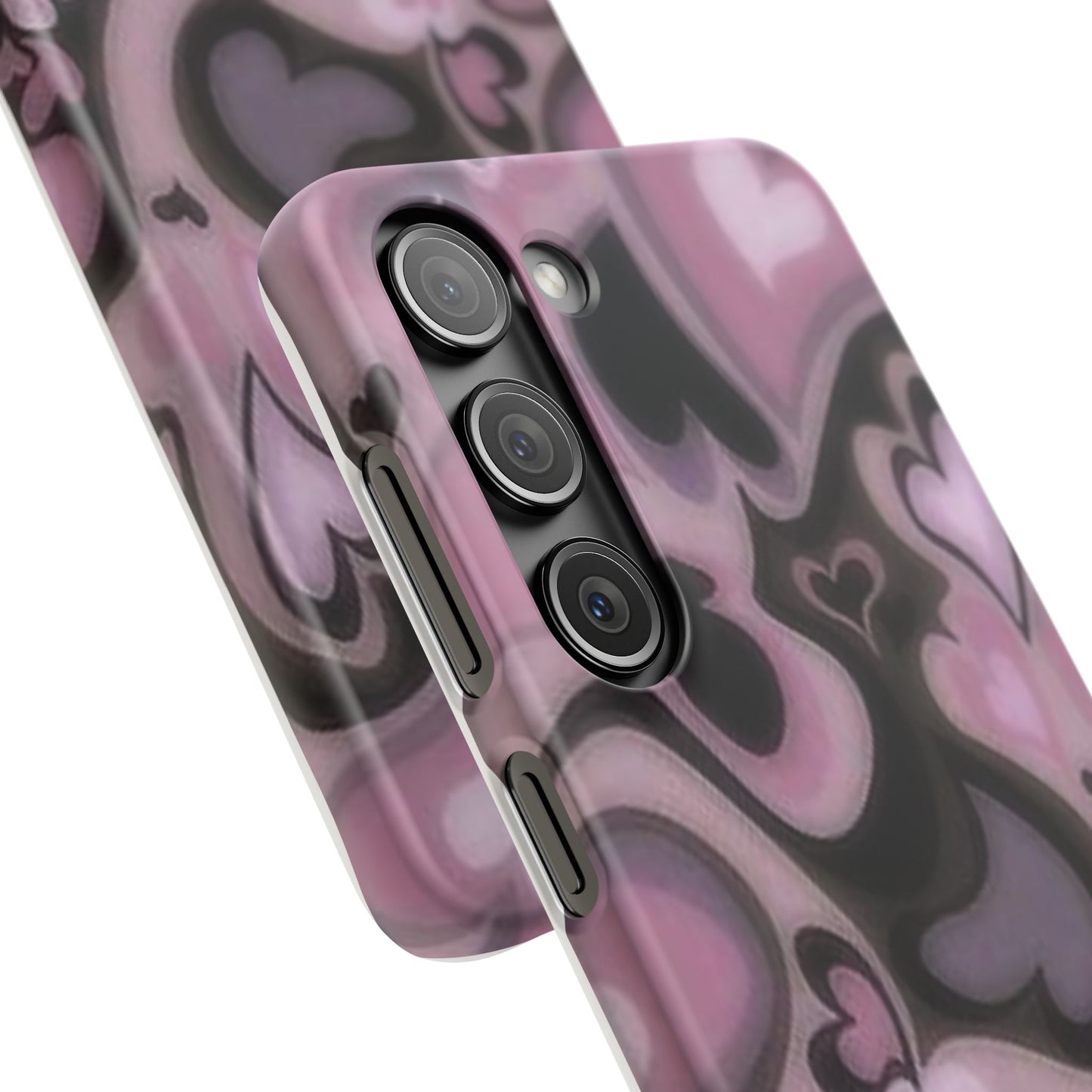 hearts pattern phone case